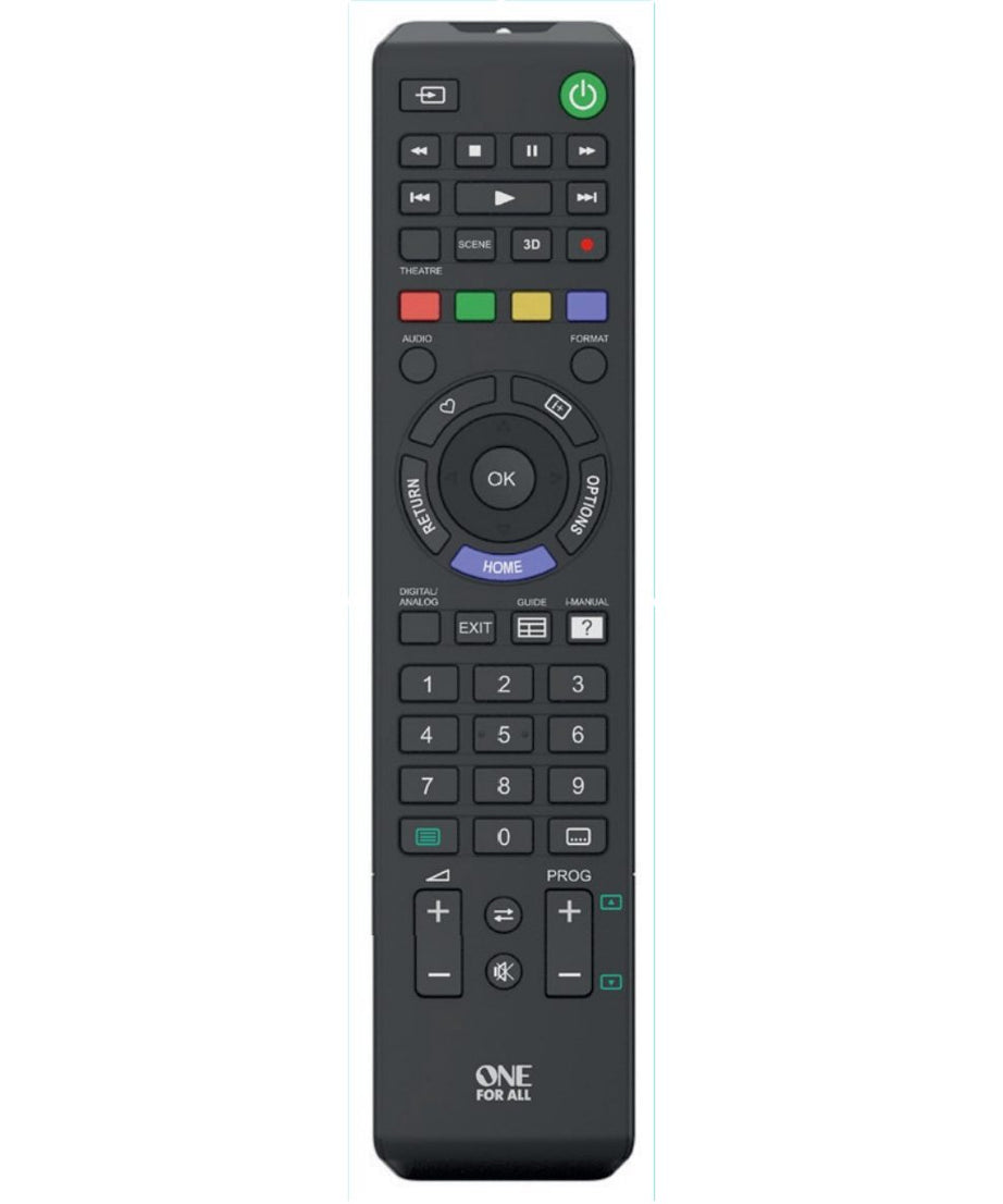 One For All URC1912 for Sony 1-Device Universal Remote Control