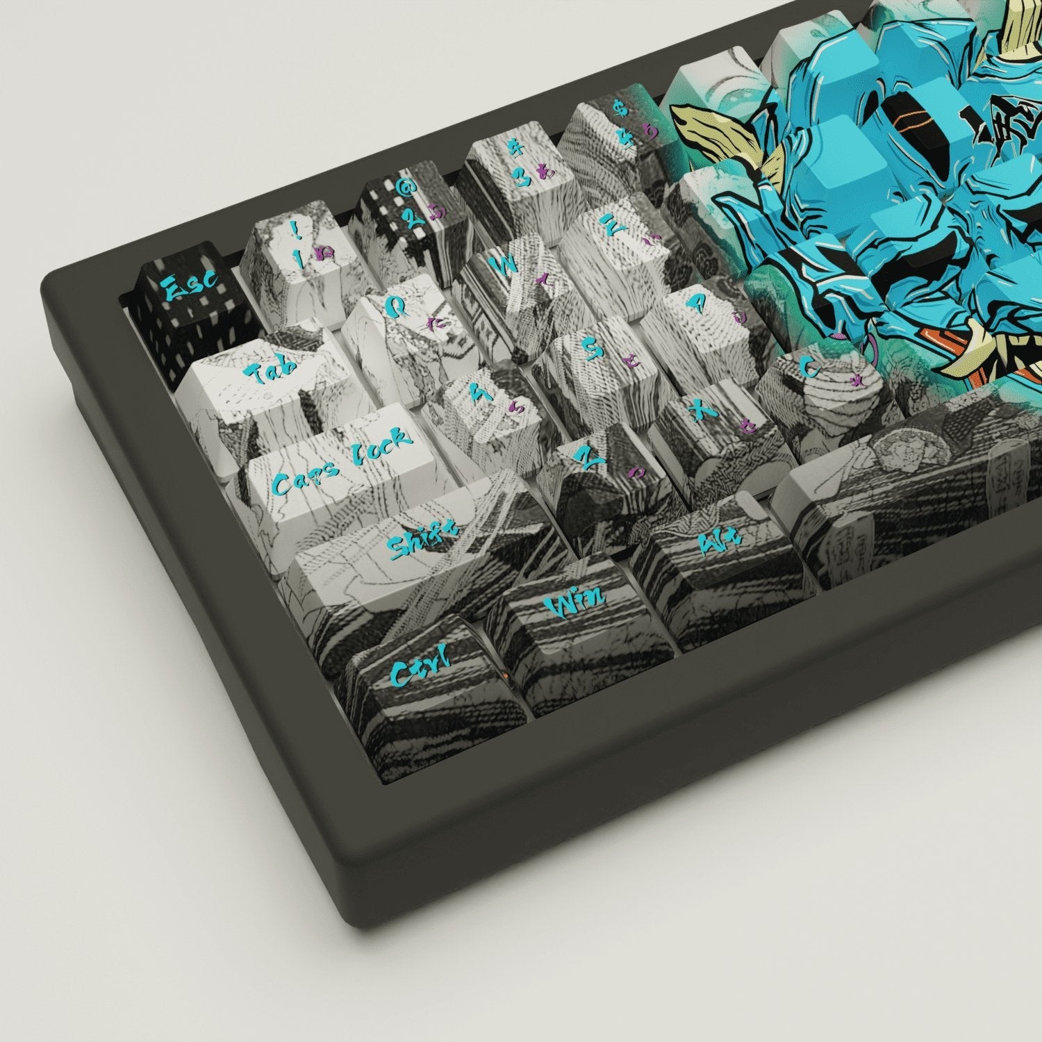 Oni Design Keycaps and Mechanical Keyboard