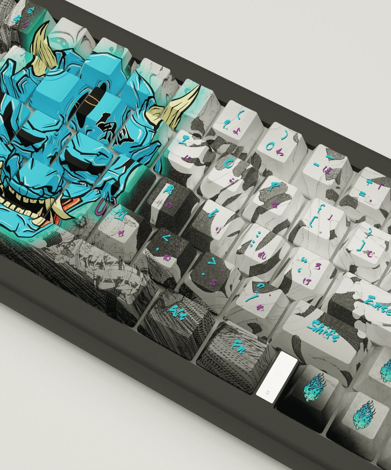 Oni Design Keycaps and Mechanical Keyboard