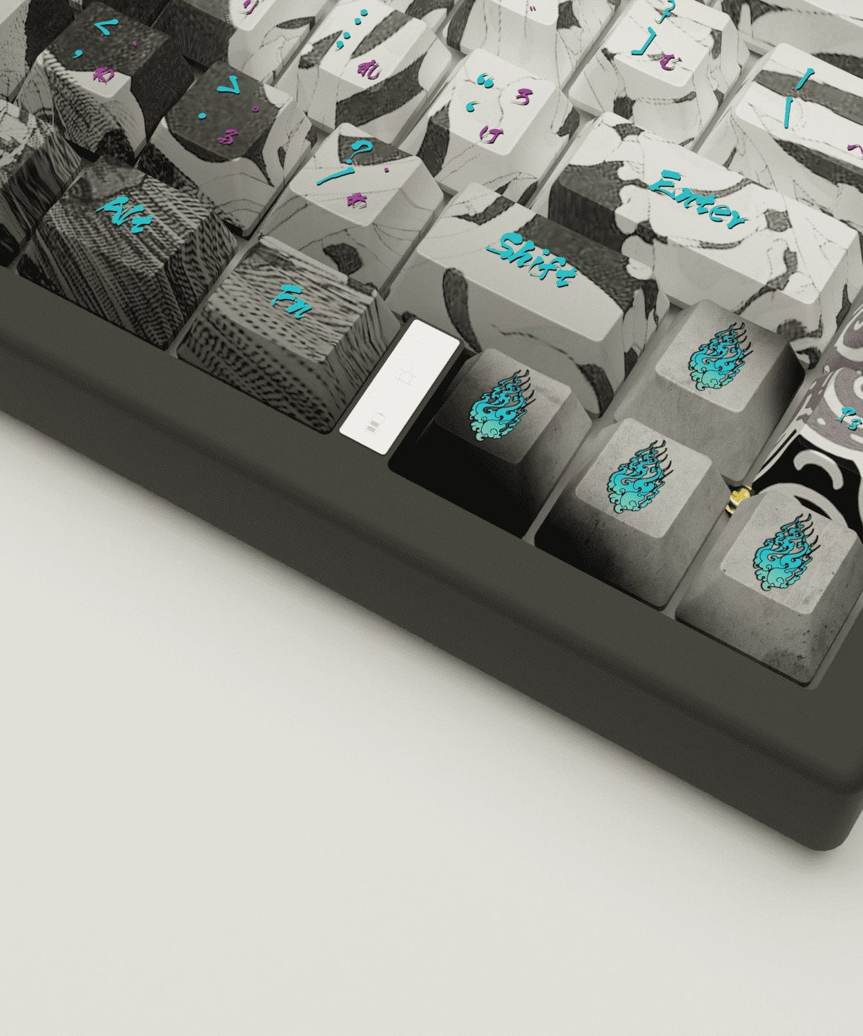 Oni Design Keycaps and Mechanical Keyboard