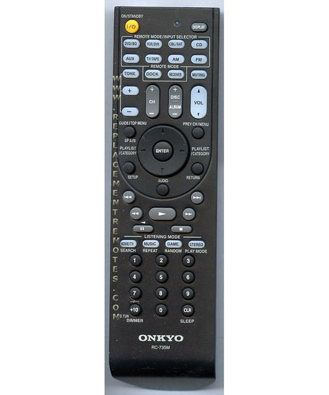 Onkyo RC735M Receiver Remote Control | RC-735M