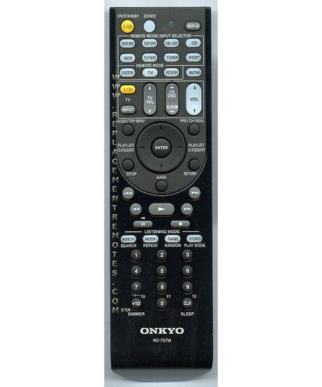 Onkyo RC737M Receiver Remote Control | RC-737M