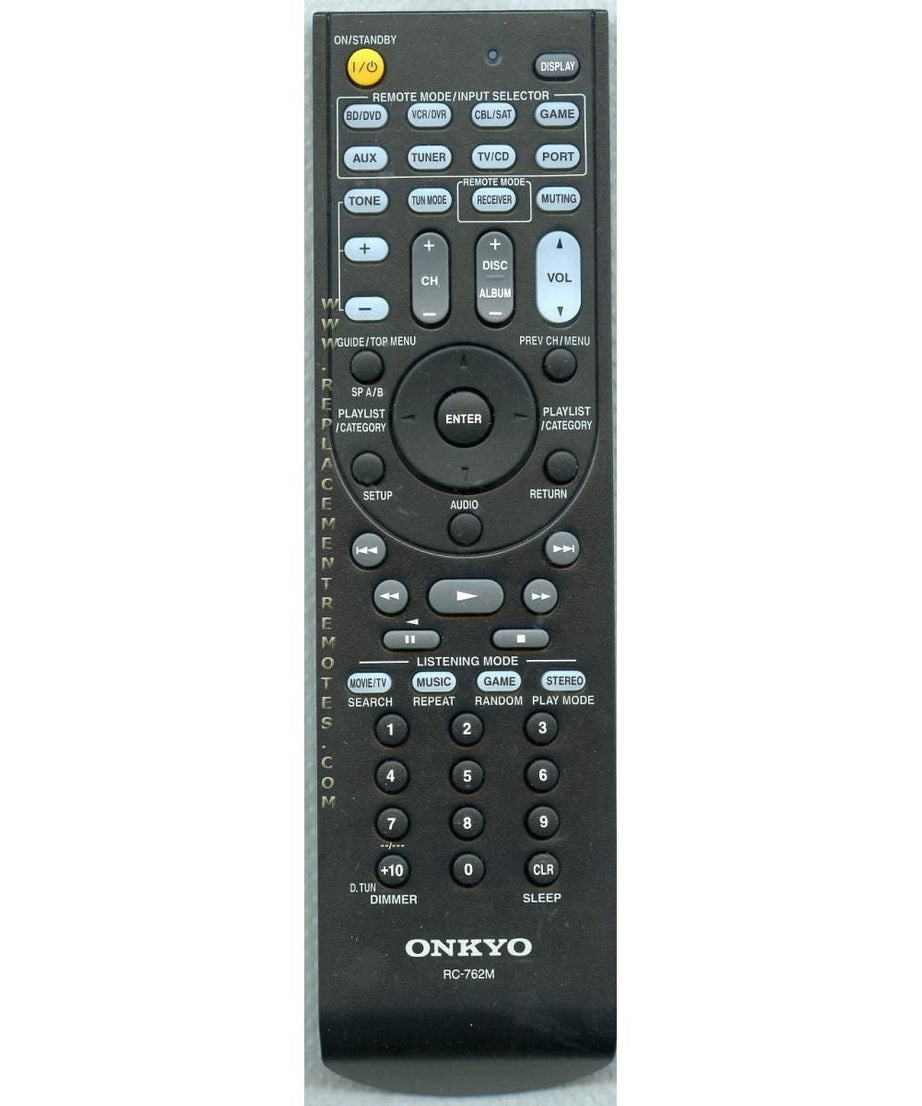 Onkyo RC762M Receiver Remote Control | RC-762M