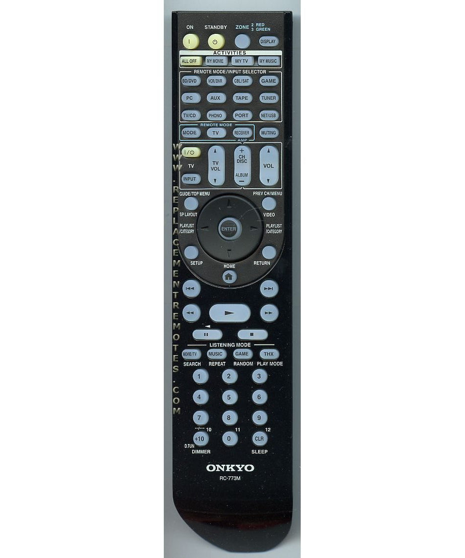 Onkyo RC773M Receiver Remote Control | RC-773M