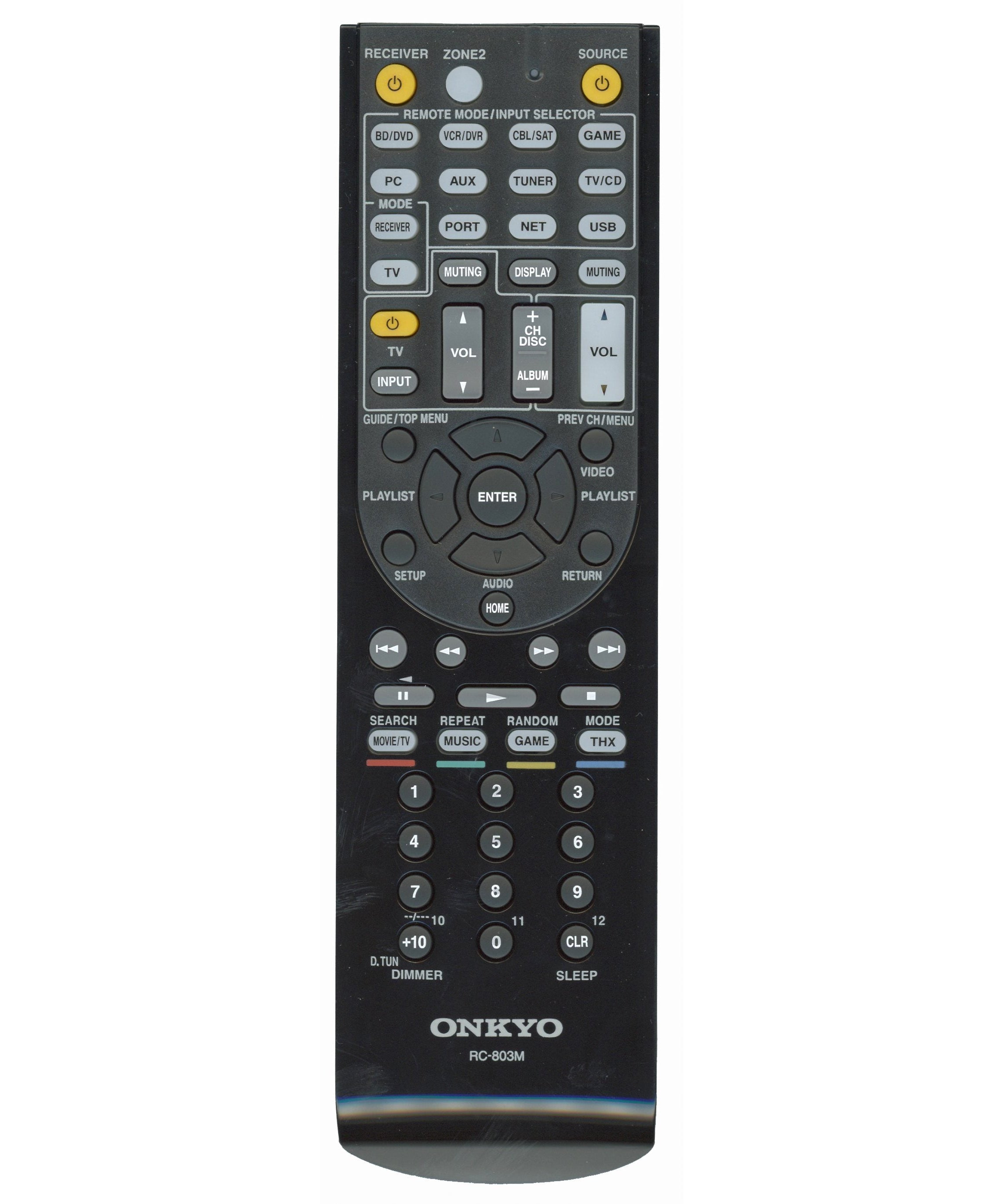 Onkyo RC803M Receiver Remote Control | RC-803M