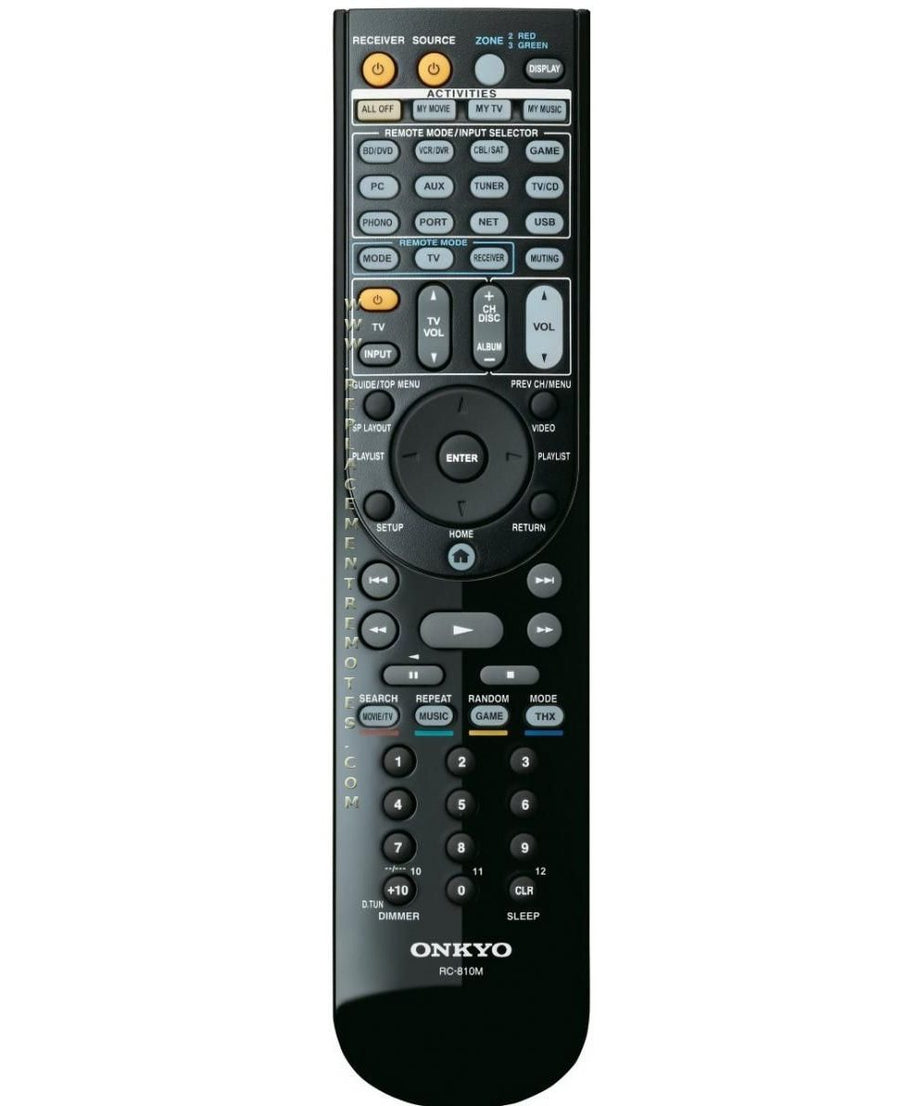 Onkyo RC810M Receiver Remote Control | RC-810M