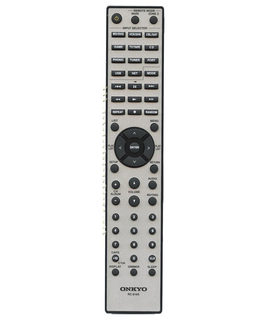 Onkyo RC816S A/V Receiver Remote Control - 24140816 | RC-816S