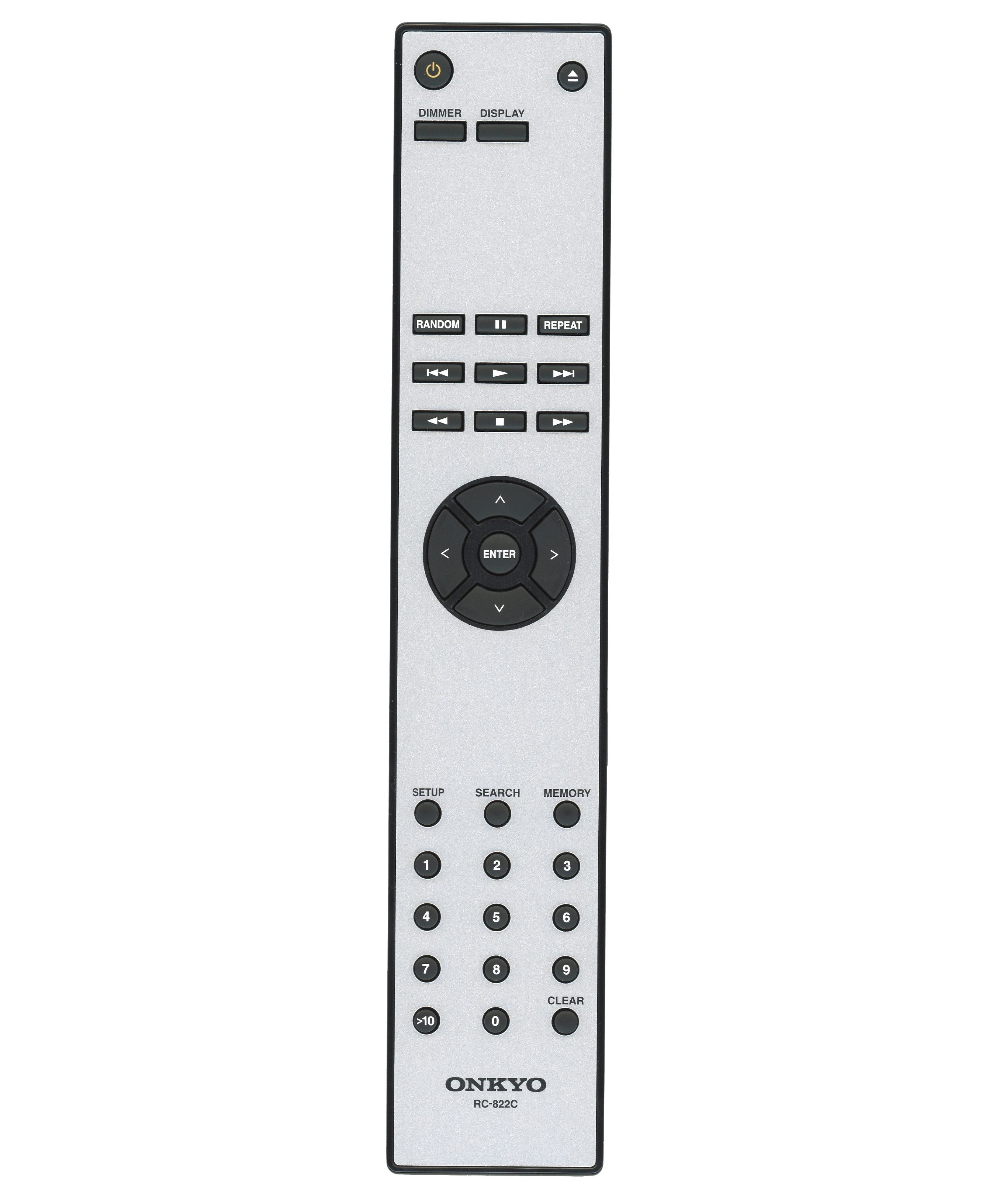 Onkyo RC822C CD Remote Control | RC-822C