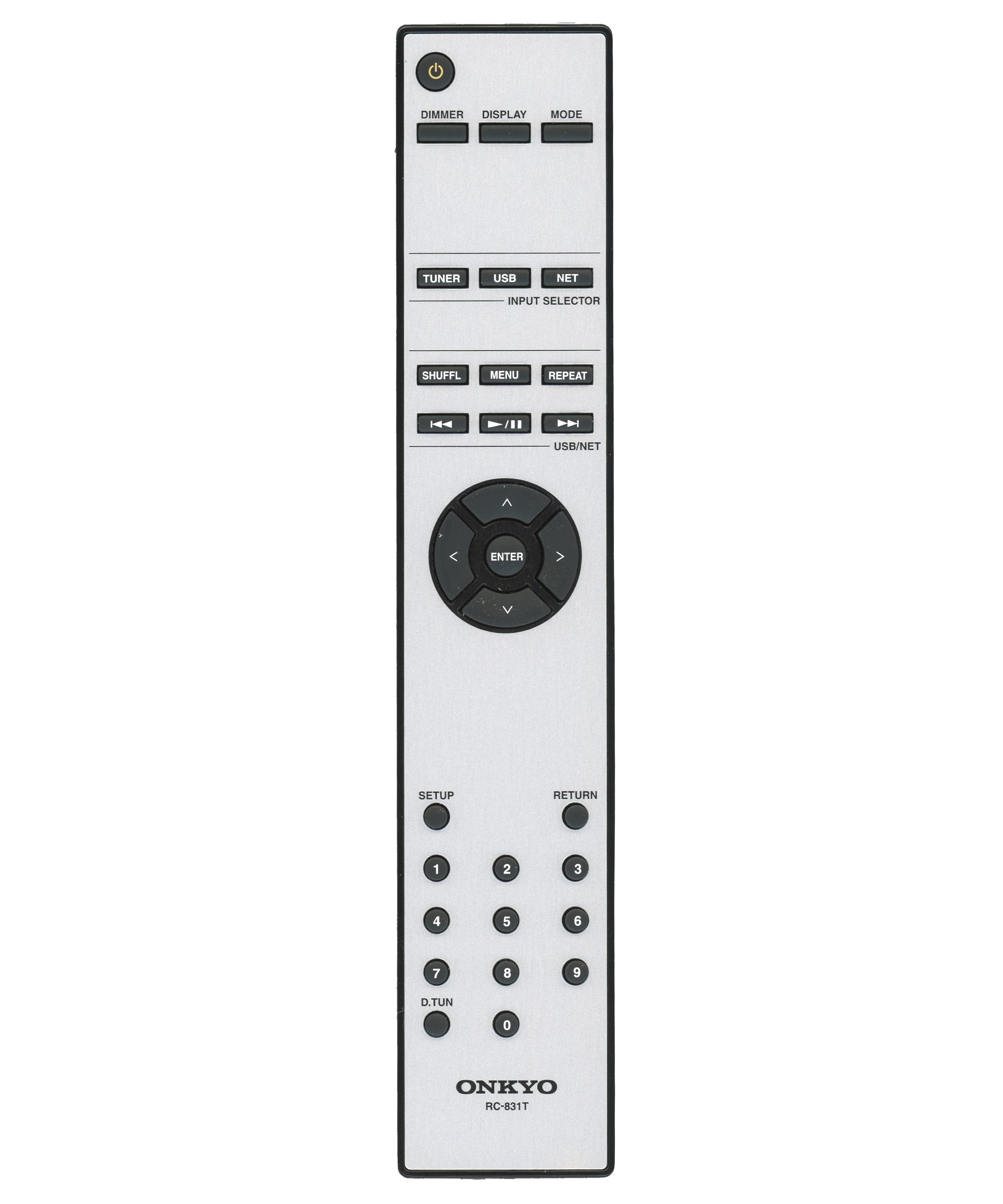 Onkyo RC831T Receiver Remote Control - 24140831 | RC-831T