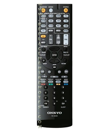 Onkyo RC834M Receiver Remote Control | RC-834M