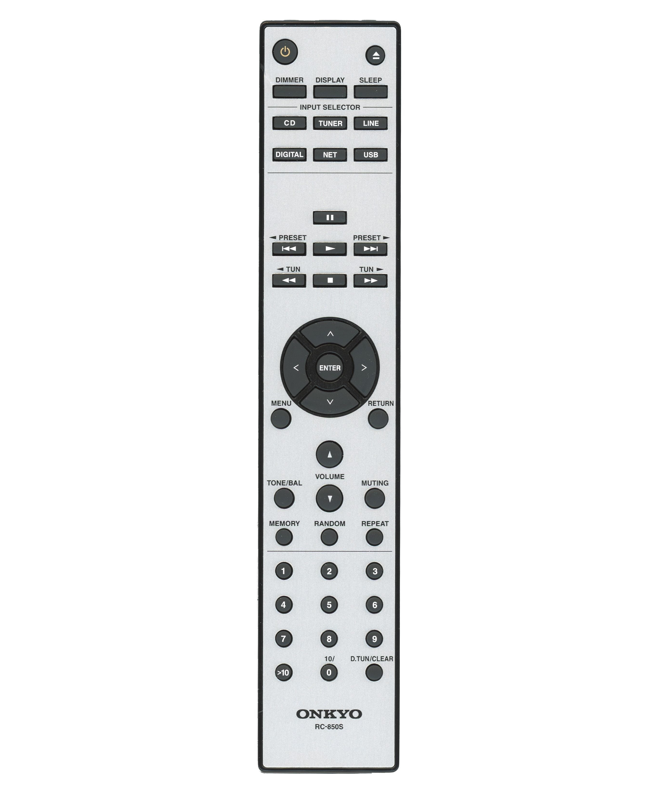 Onkyo RC850S Micro Hi-Fi System CD Remote Control | RC-850S