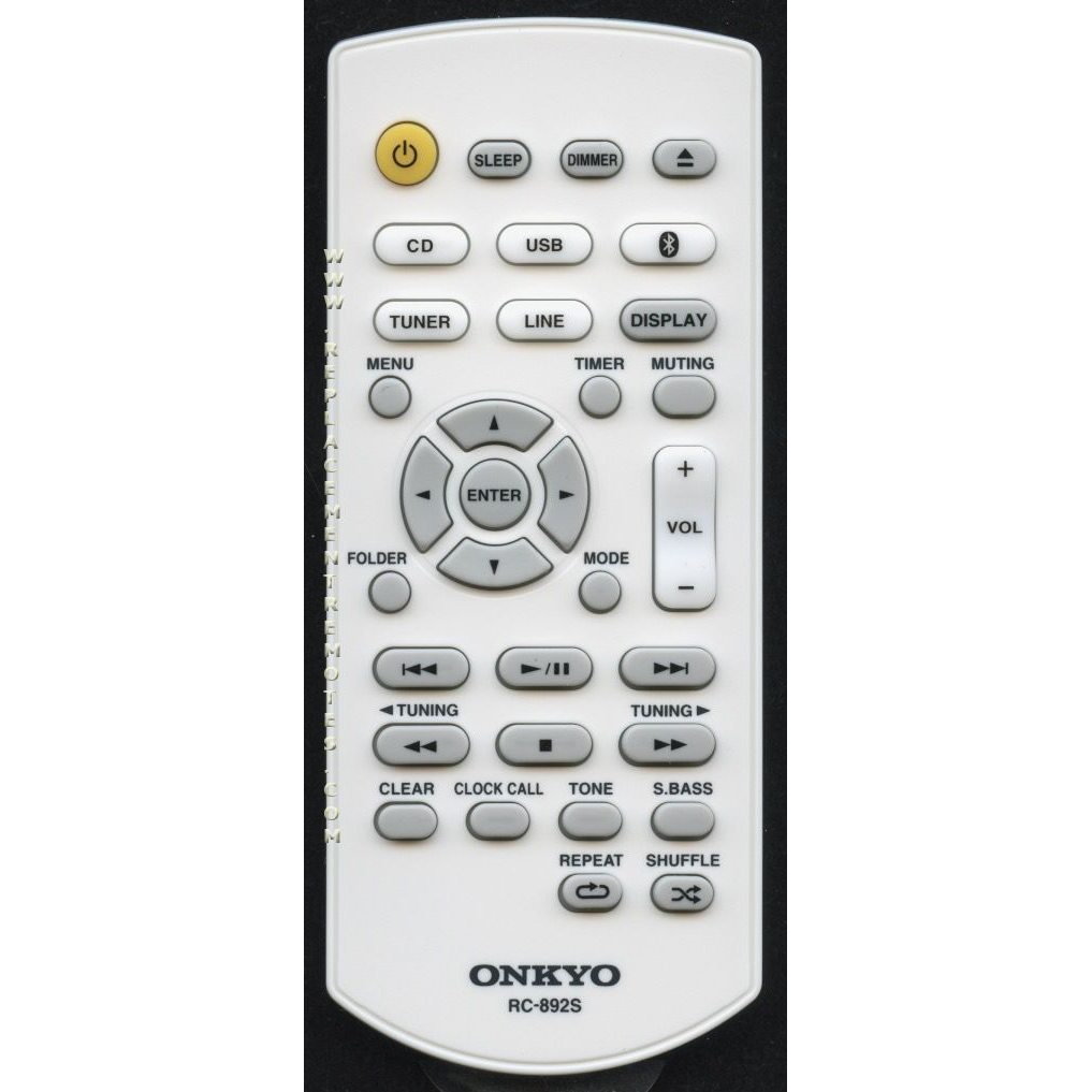 Onkyo RC892S Audio Remote Control | RC-892S