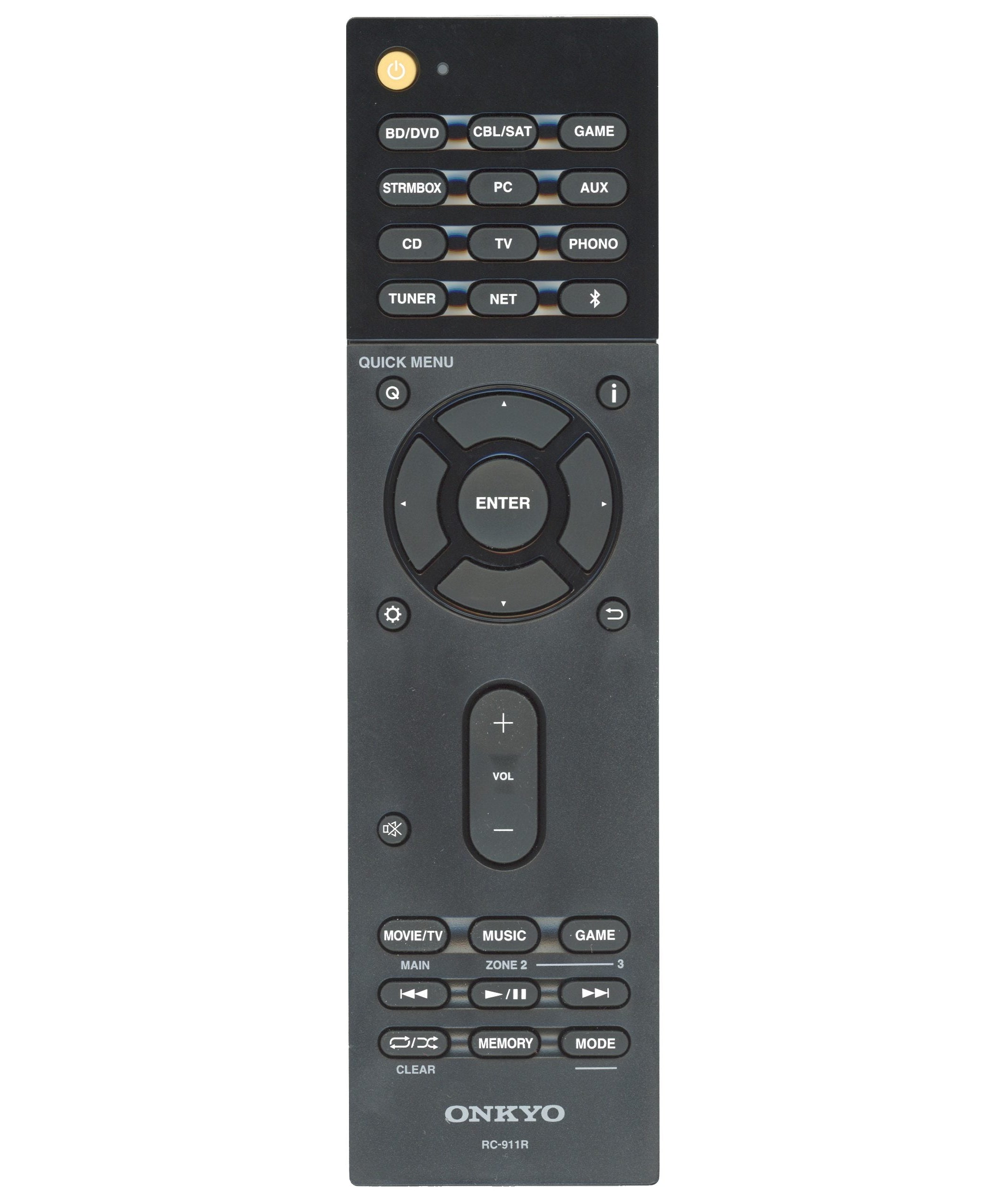 Onkyo RC911R A/V Receiver Remote Control - 24140911 | RC-911R