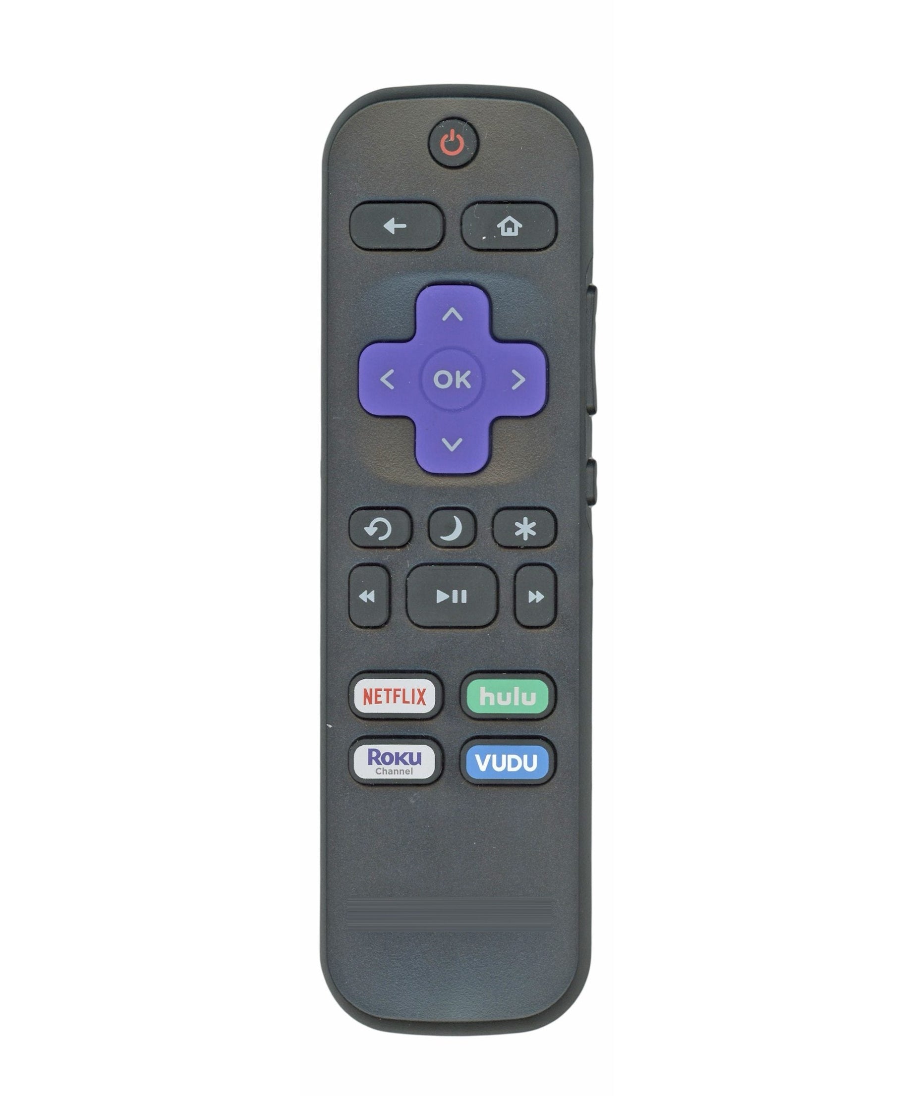 ONN RC-439 ROKU TV Remote Control | Netflix | Hulu | Roku Channel | Vudu - RC439