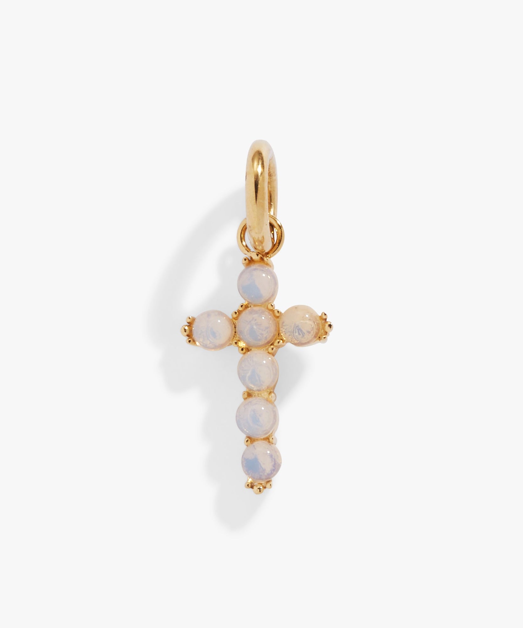 Opal Cross Interchangeable Charm