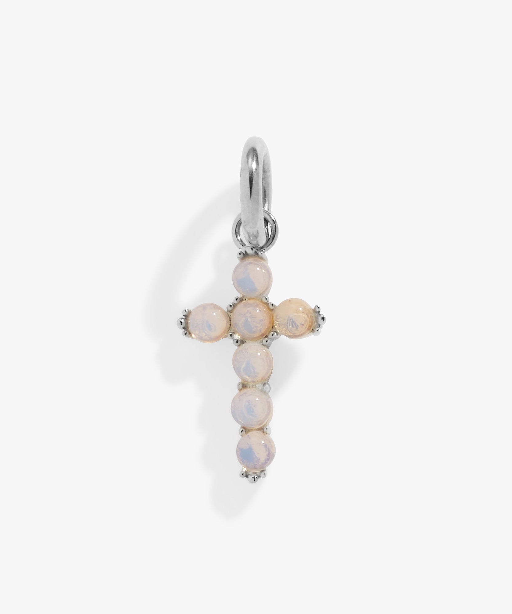 Opal Cross Interchangeable Charm