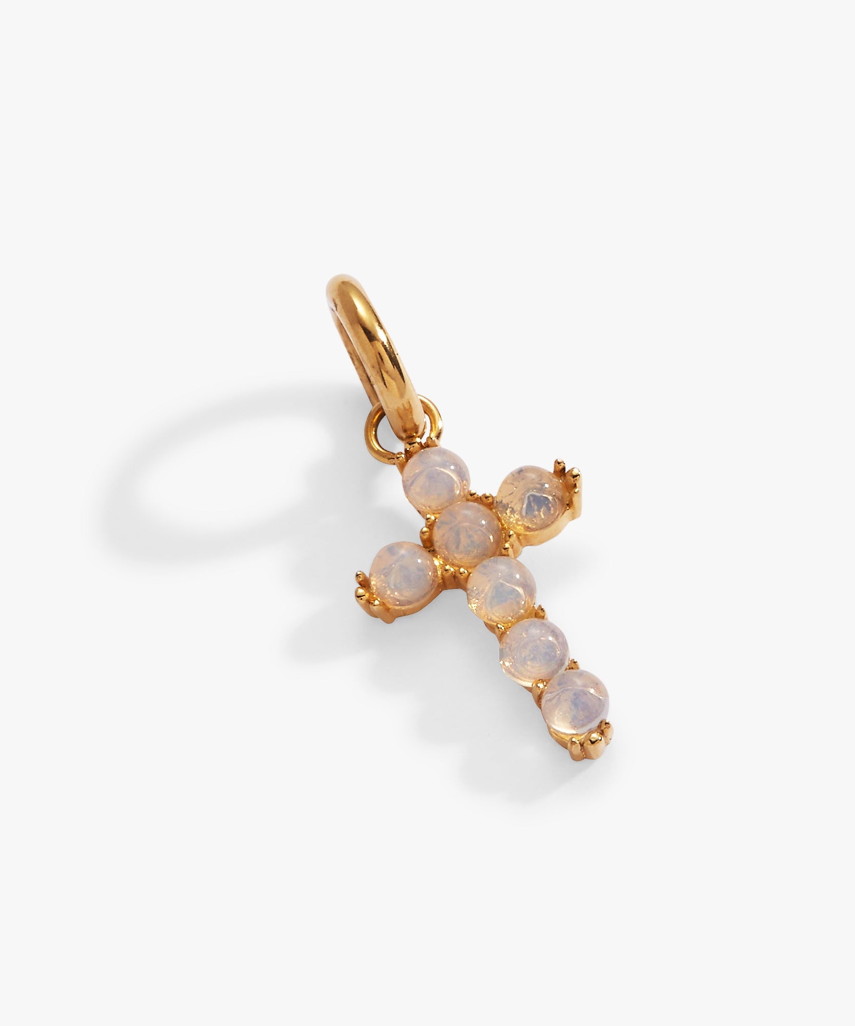 Opal Cross Interchangeable Charm