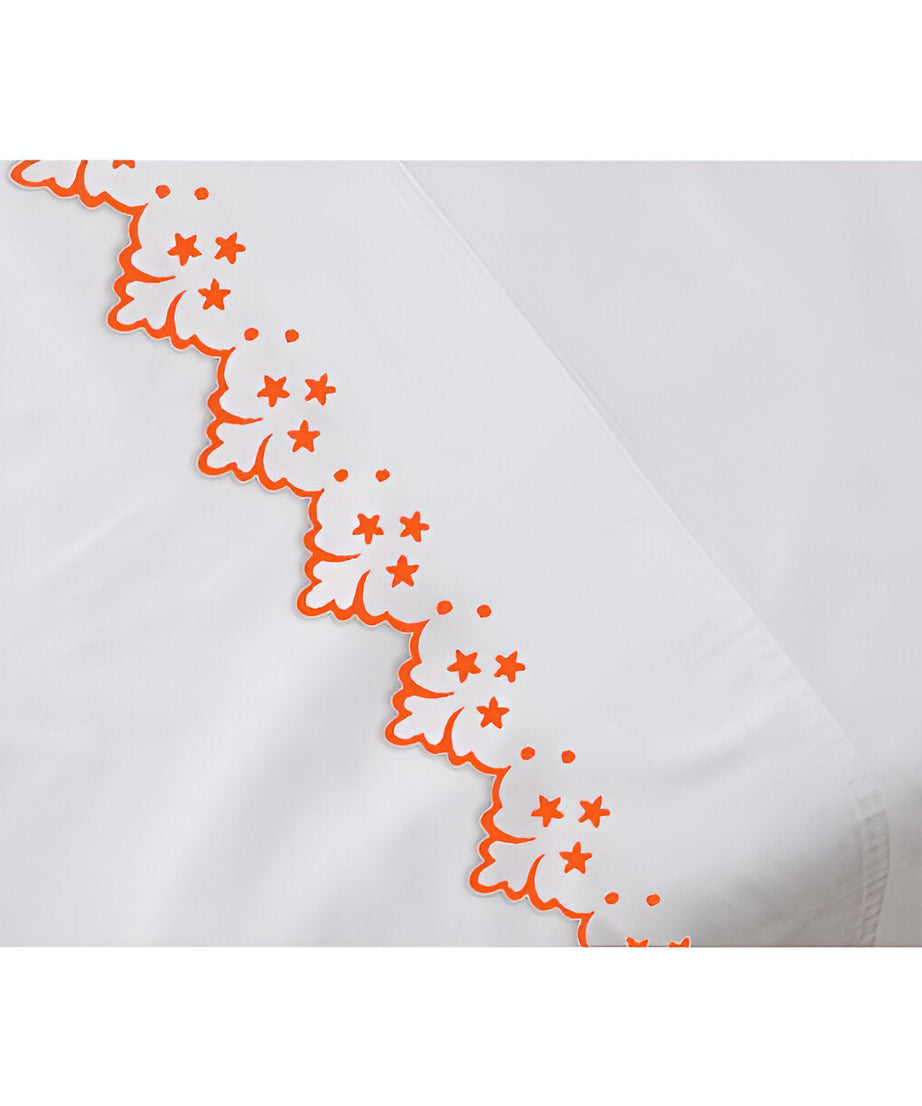 Elegant Flower Embroidered Duvet Cover Set