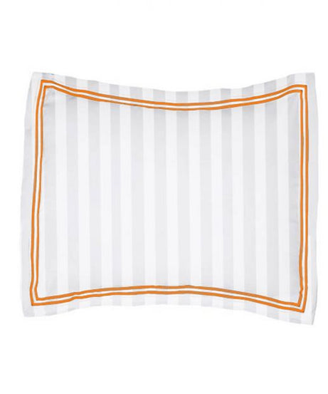 400TC Cotton Double Edge Embroidery Sateen Stripe Duvet Cover Set