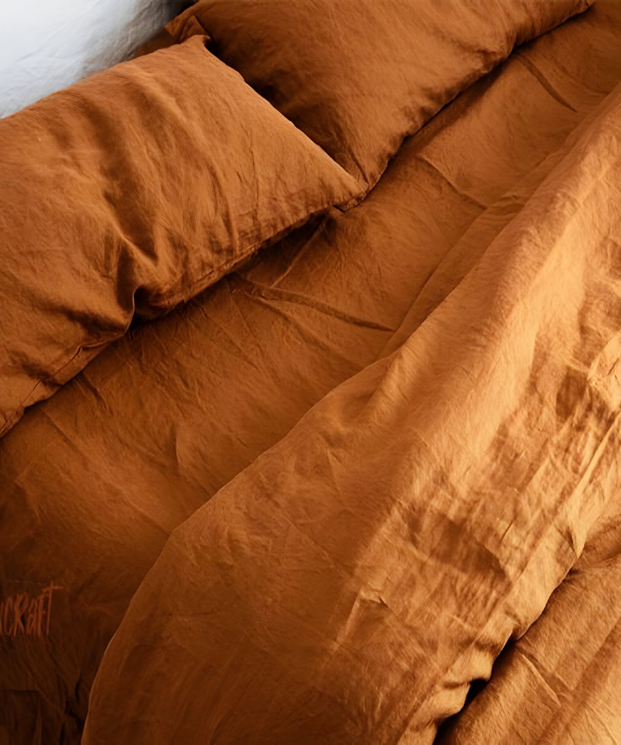 200TC Cotton Percale Solid Duvet Cover Set