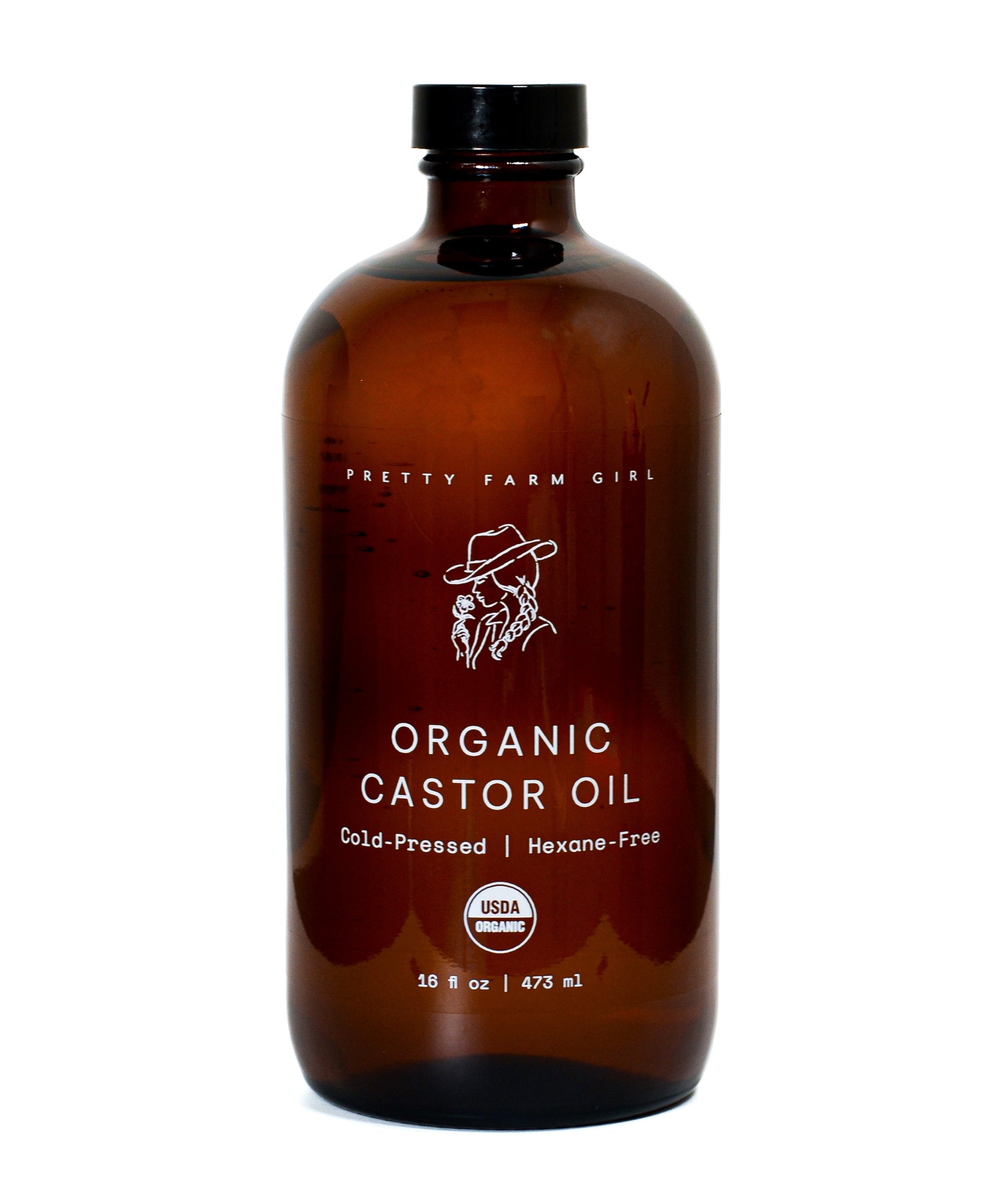Pure Organic Cold Pressed Hexane-Free Castor Oil