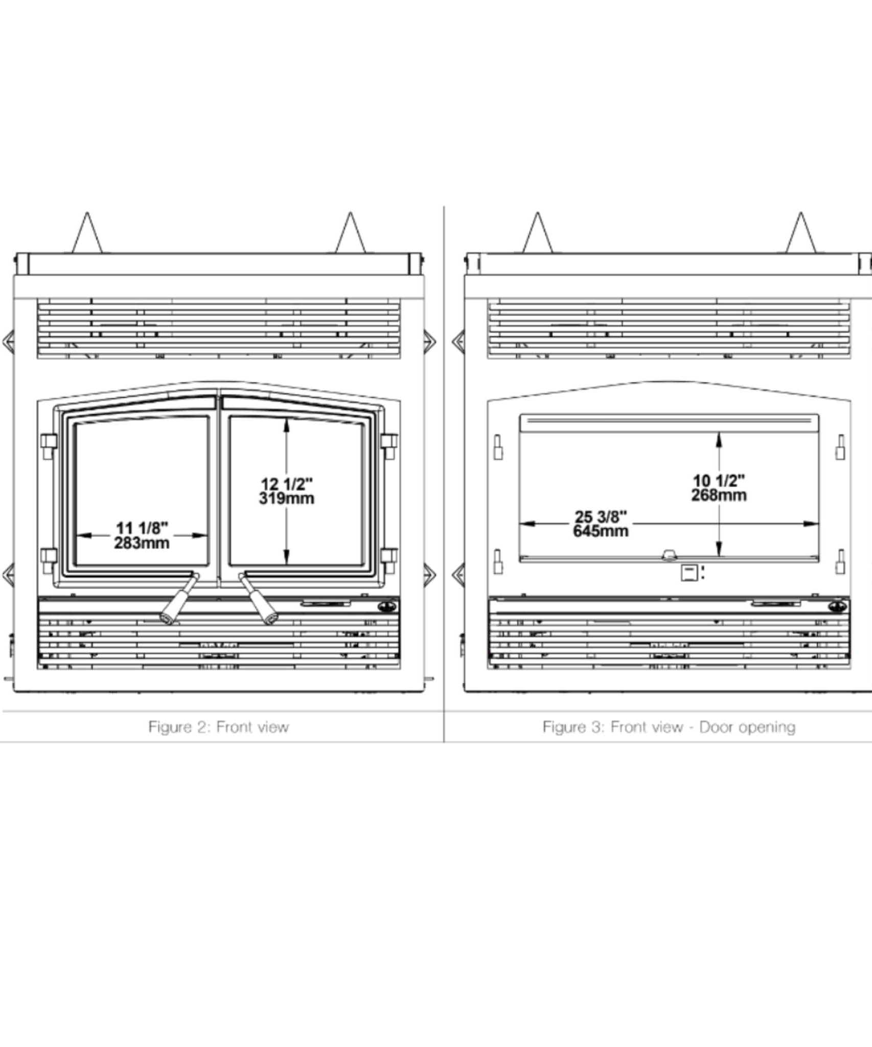 Osburn Stratford II Wood-Burning Fireplace Insert [OB04007] (SAK31578)