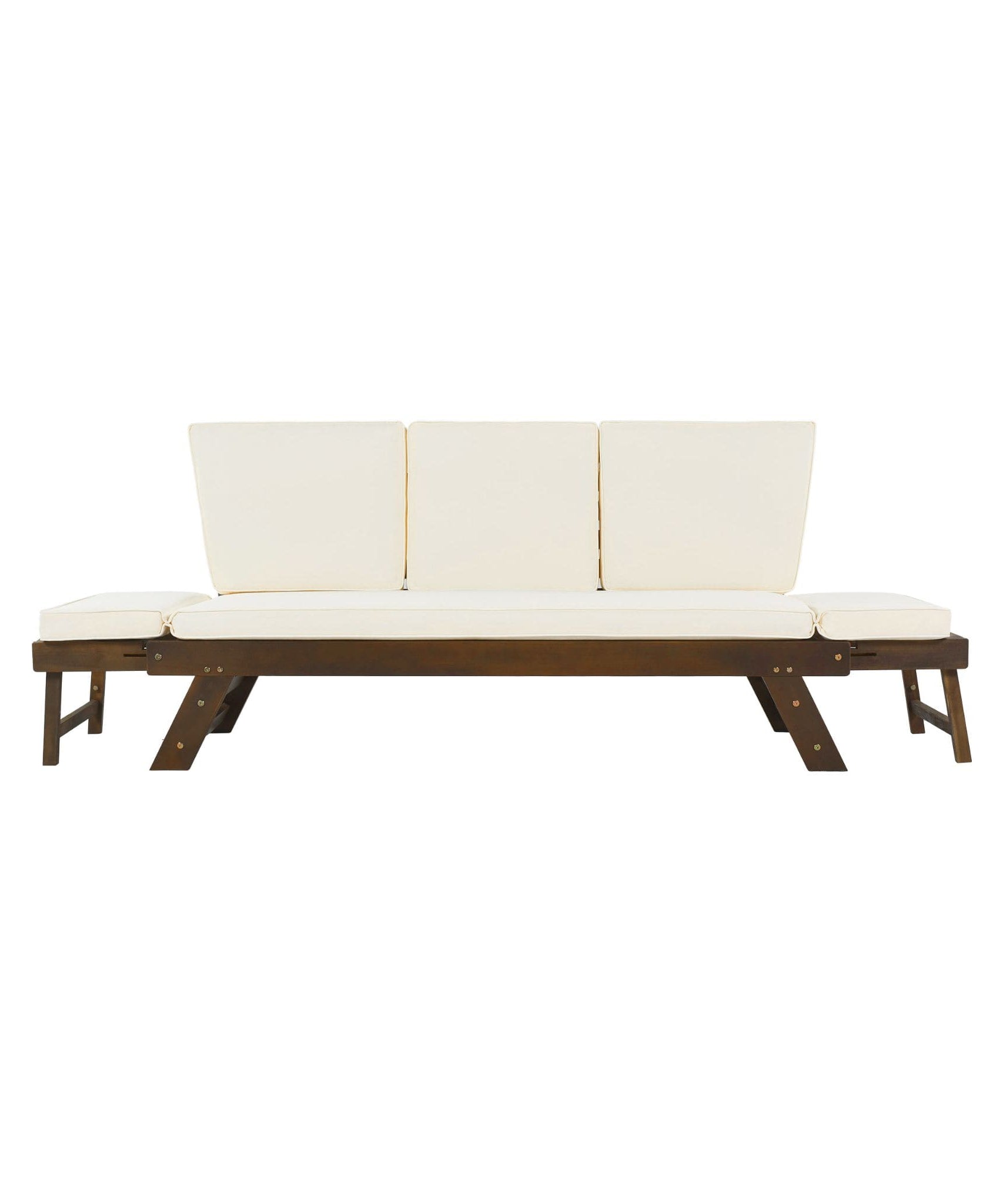Alora Outdoor Adjustable Wooden Patio Daybed Sofa With Cushions (SAK41345)