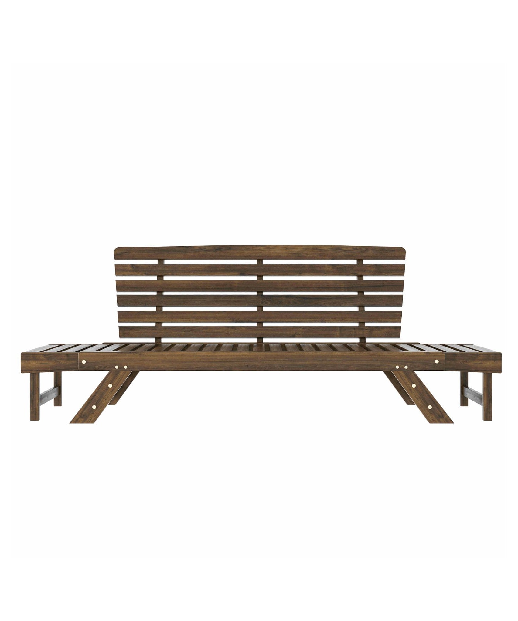 Alora Outdoor Adjustable Wooden Patio Daybed Sofa With Cushions (SAK41345)