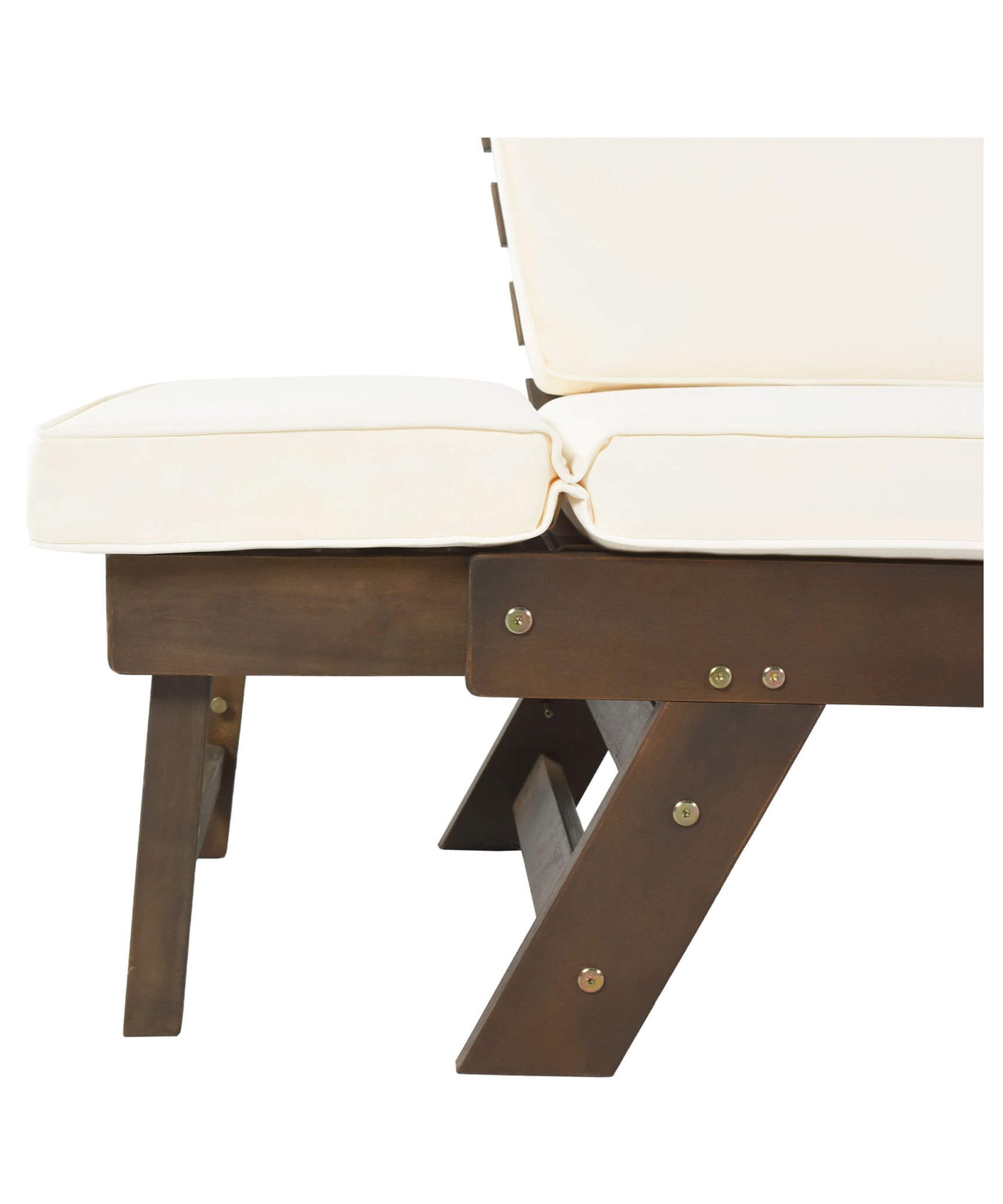 Alora Outdoor Adjustable Wooden Patio Daybed Sofa With Cushions (SAK41345)