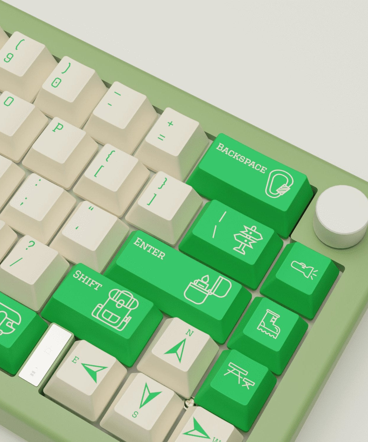 Outdoor Design Keycaps and Mechanical Keyboard