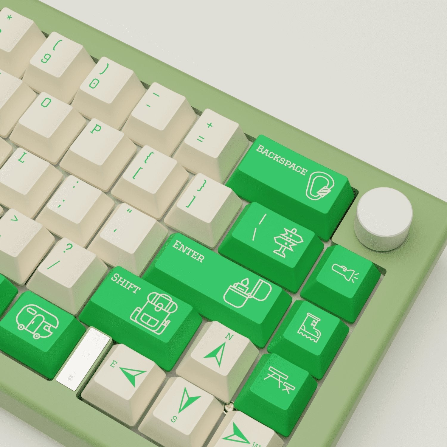 Outdoor Design Keycaps and Mechanical Keyboard
