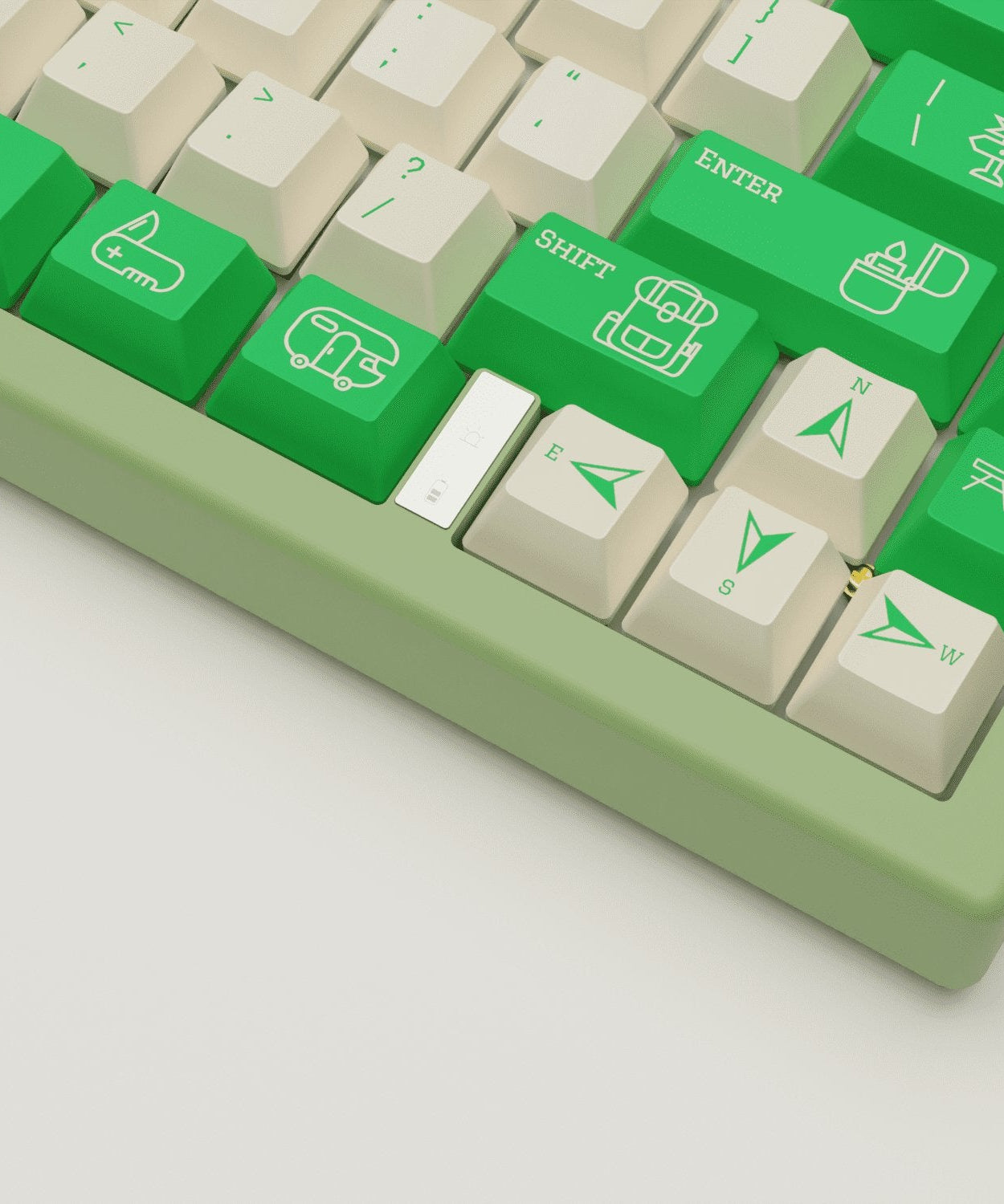 Outdoor Design Keycaps and Mechanical Keyboard