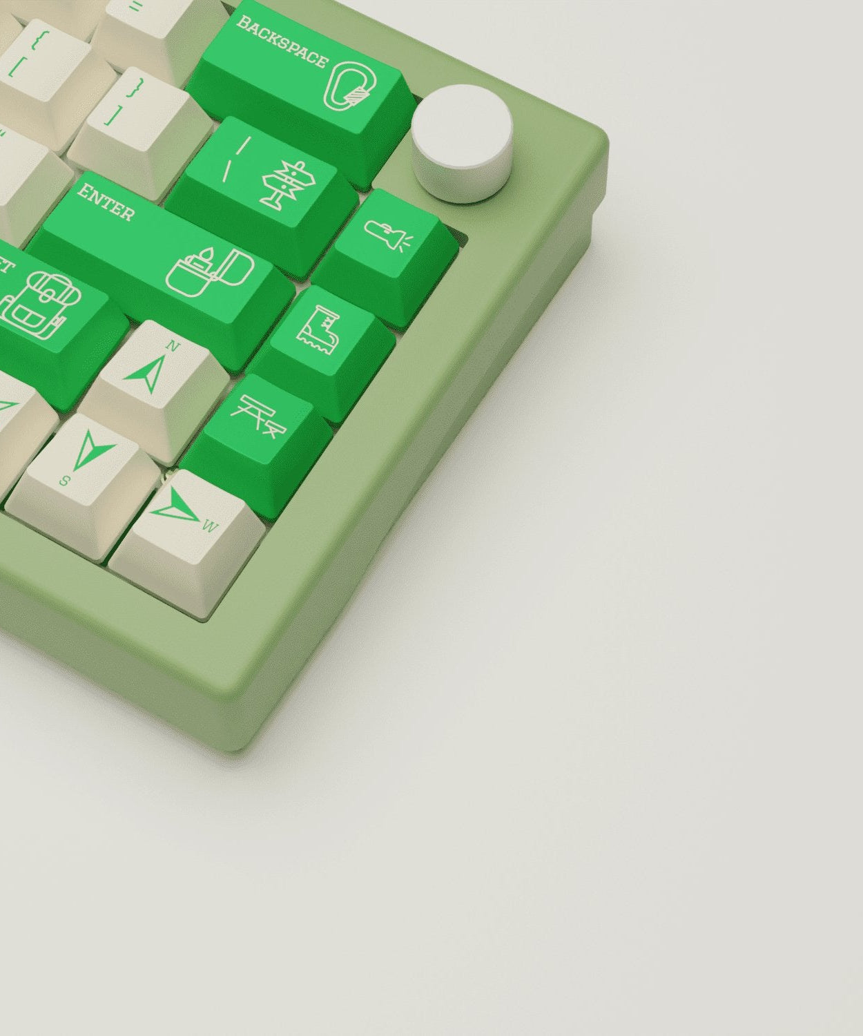 Outdoor Design Keycaps and Mechanical Keyboard