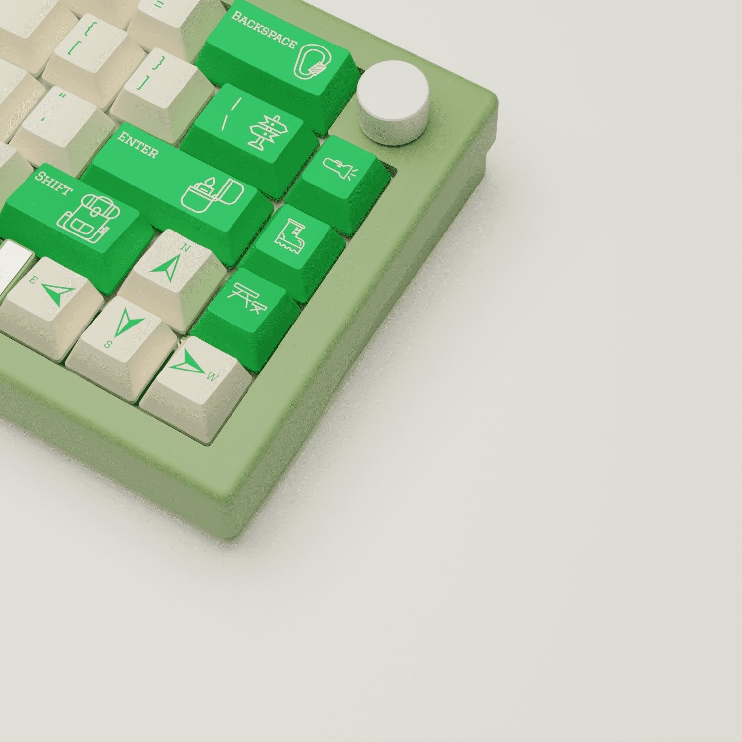 Outdoor Design Keycaps and Mechanical Keyboard