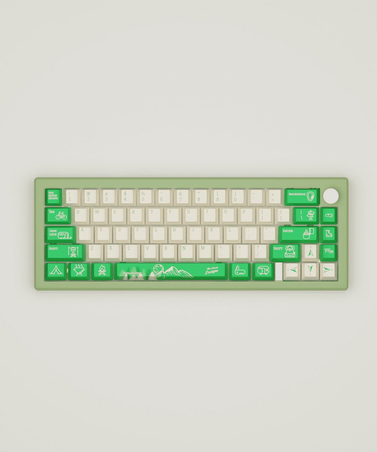 Outdoor Design Keycaps and Mechanical Keyboard