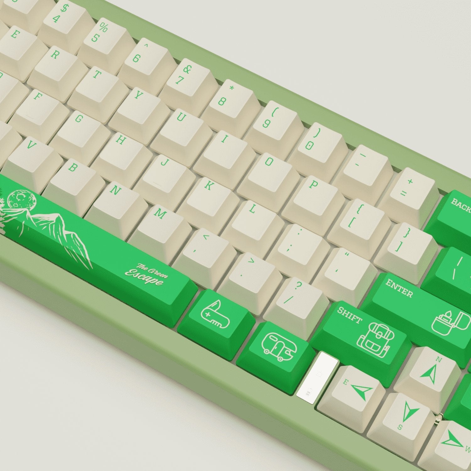 Outdoor Design Keycaps and Mechanical Keyboard