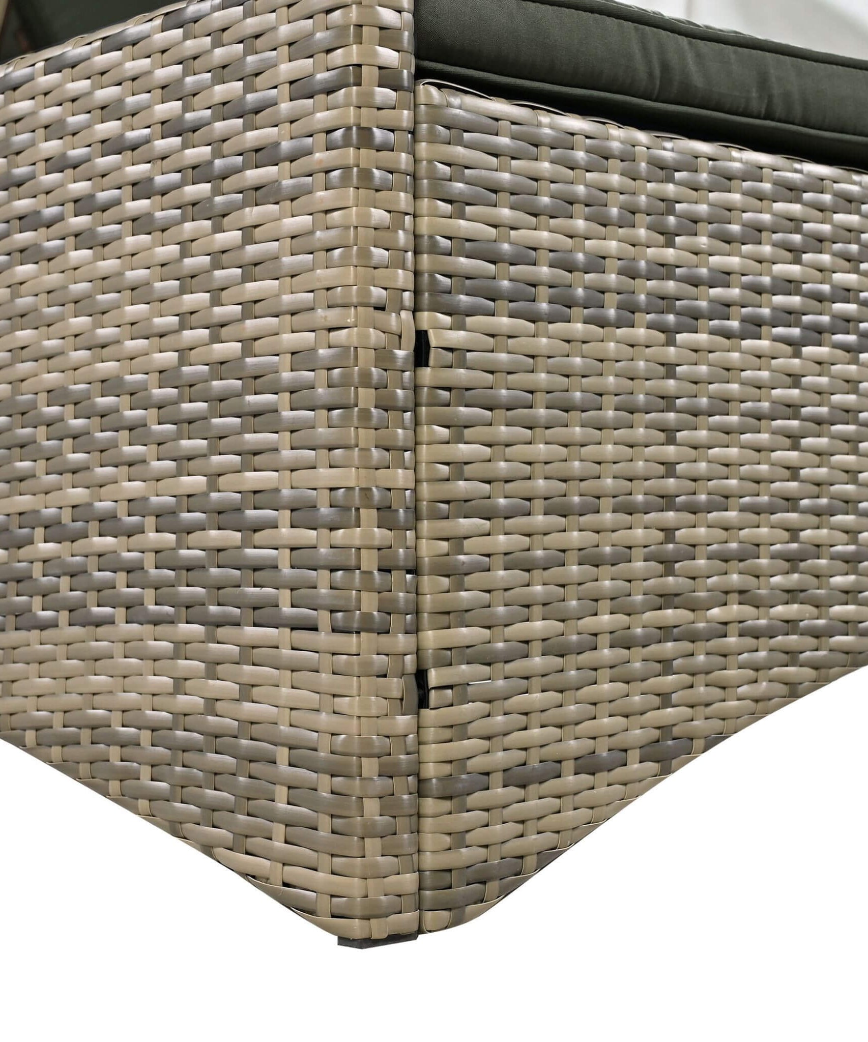 Alora Outdoor Rattan Patio Daybed With Adjustable Backrest, Canopy Roof, Storage Box And Cup Holders (SAK54220)