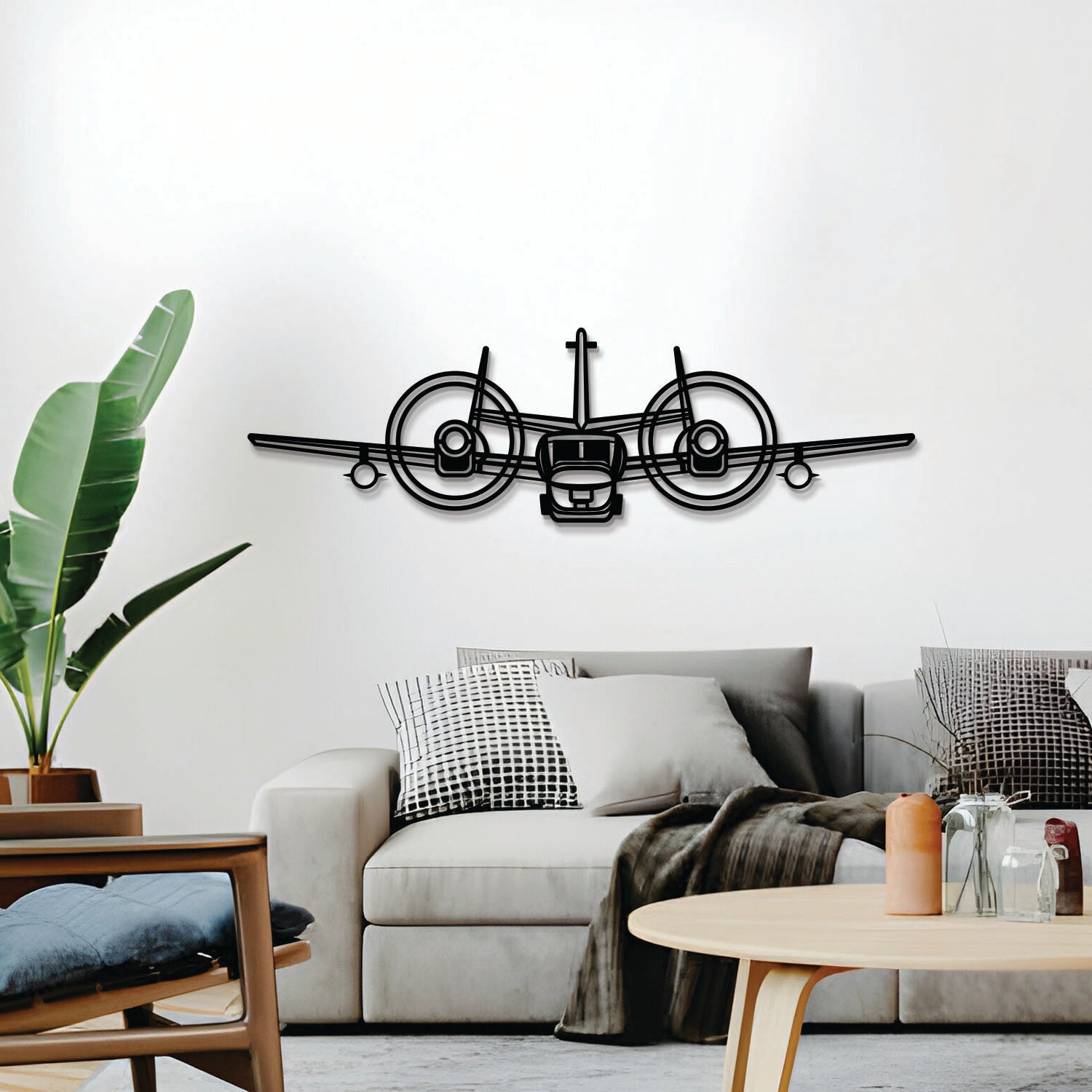 OV-1 Mohawk Flugzeug-Wandkunst aus Metall – NCP0590