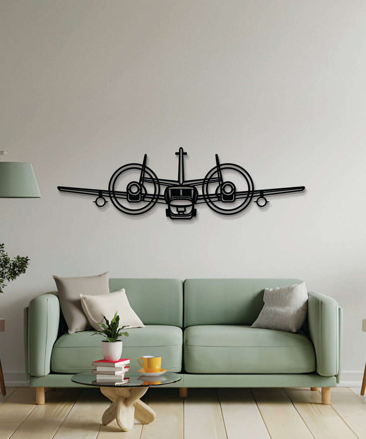 OV-1 Mohawk Flugzeug-Wandkunst aus Metall – NCP0590