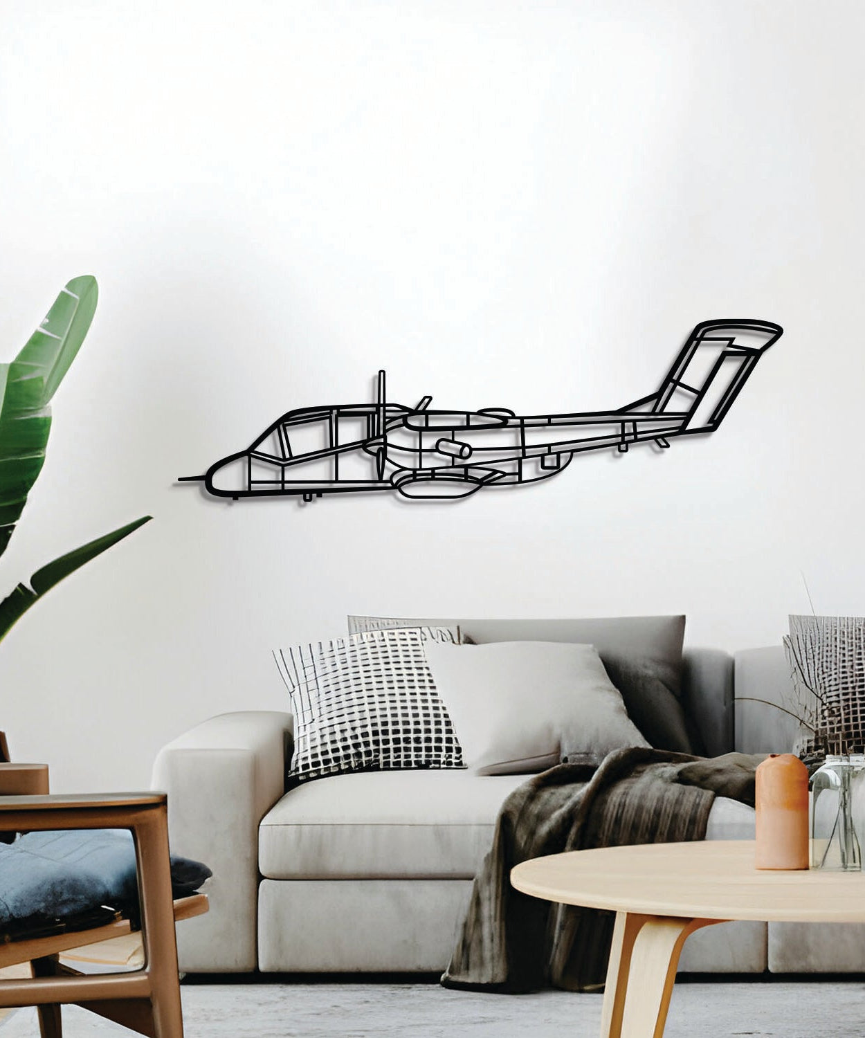 OV-10 Bronco Metall-Wandbild Flugzeug - NCP0591