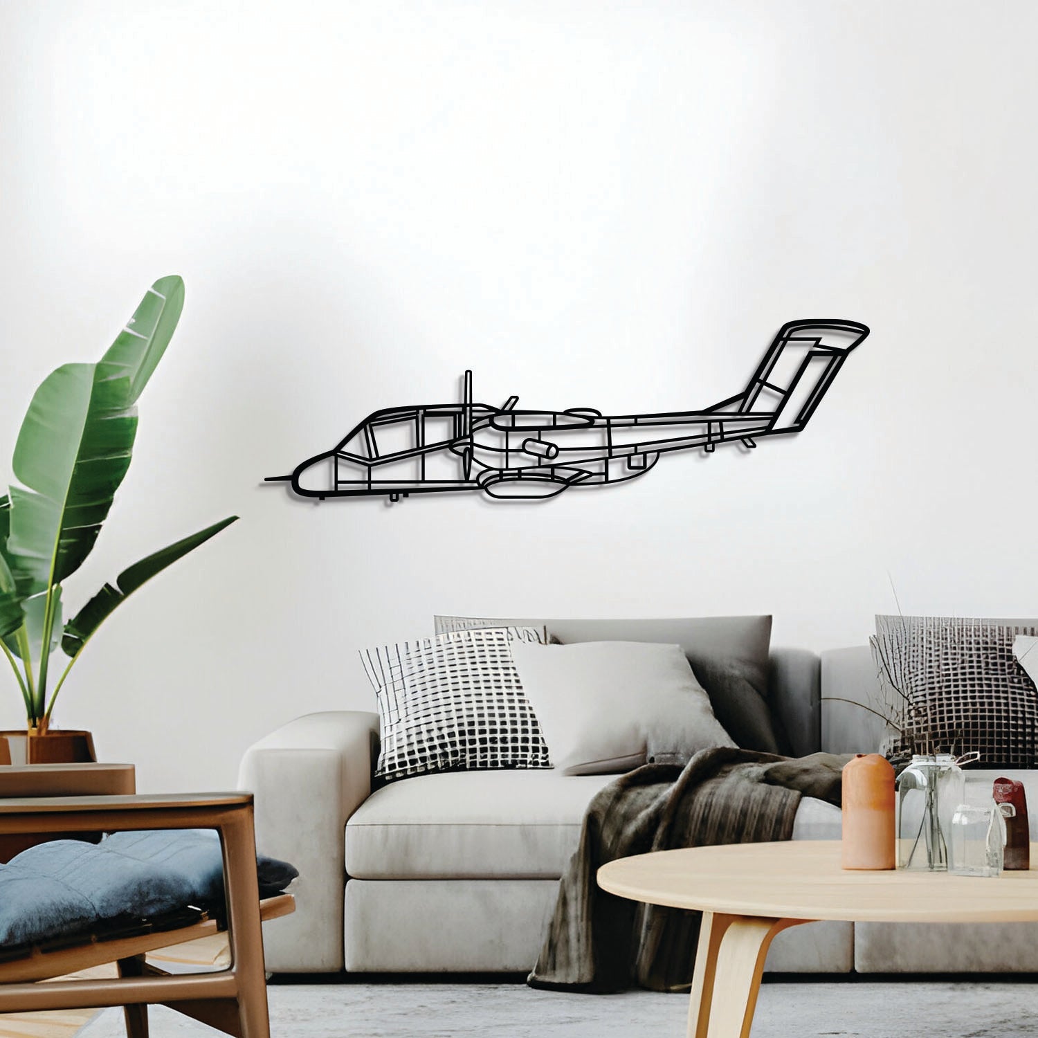 OV-10 Bronco Metall-Wandbild Flugzeug - NCP0591