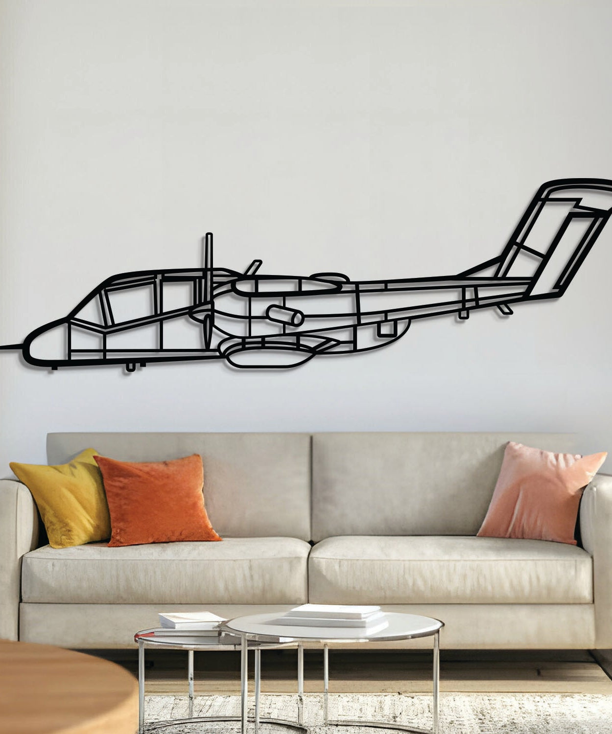 OV-10 Bronco Metall-Wandbild Flugzeug - NCP0591