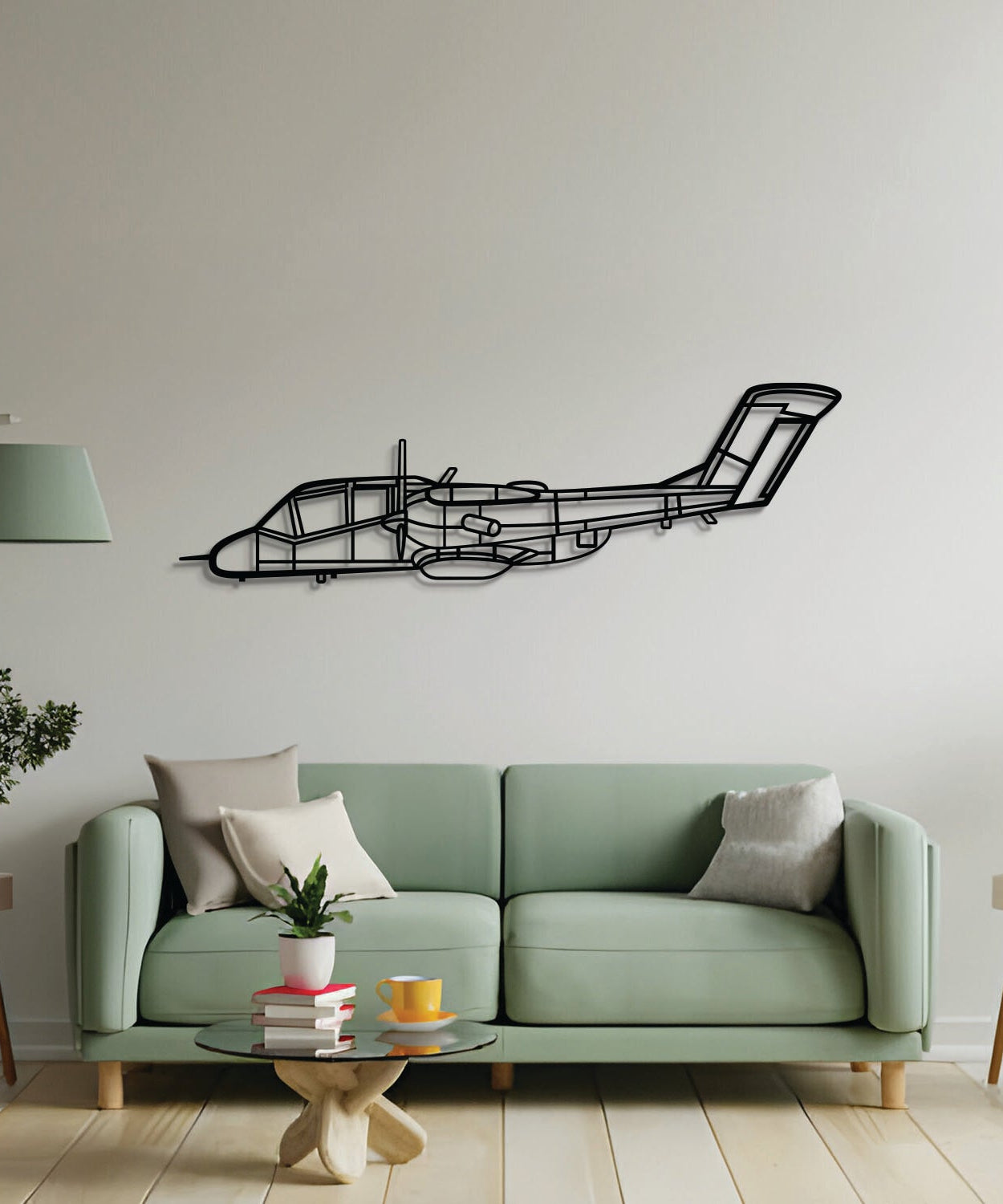 OV-10 Bronco Metall-Wandbild Flugzeug - NCP0591