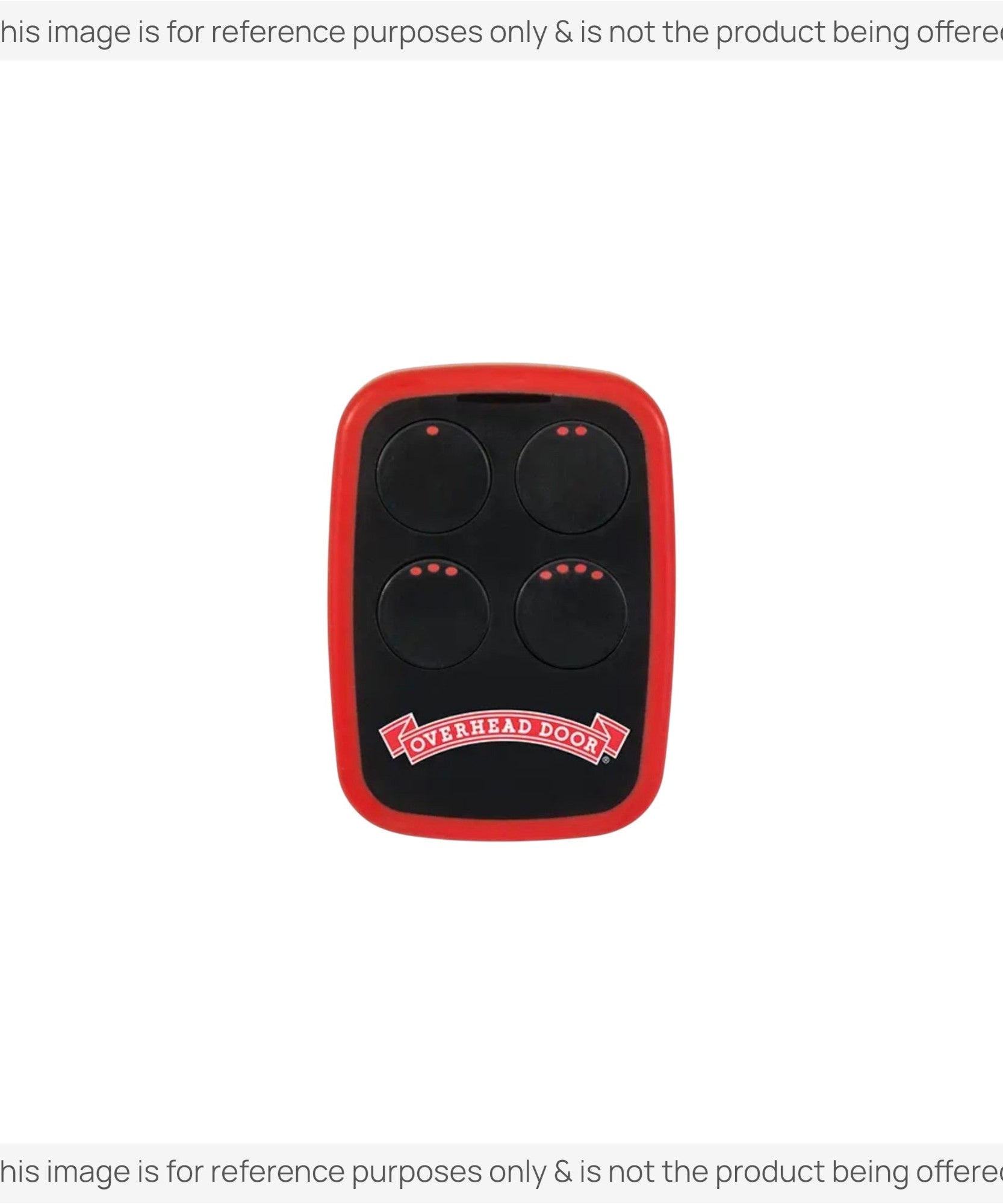 Substitute for Overhead Door OU4T 4-Button Universal Garage Door Opener Remote Control [375UT-3button]