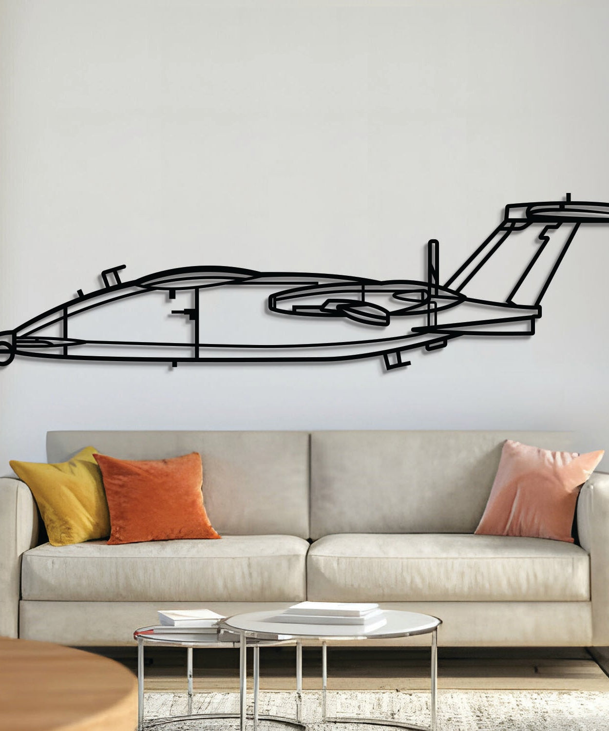 P.1HH HammerHead Metall Flugzeug Wandkunst - NCP0592