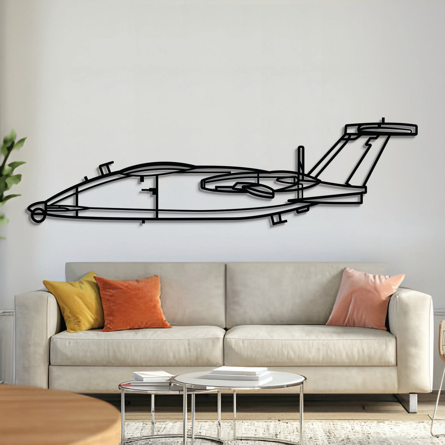 P.1HH HammerHead Metall Flugzeug Wandkunst - NCP0592
