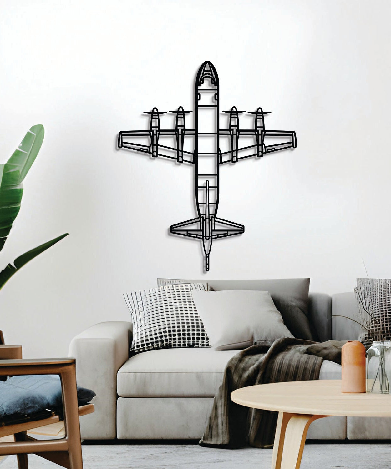 P-3 Orion Top Metalflugzeug Wandkunst - NCP0593