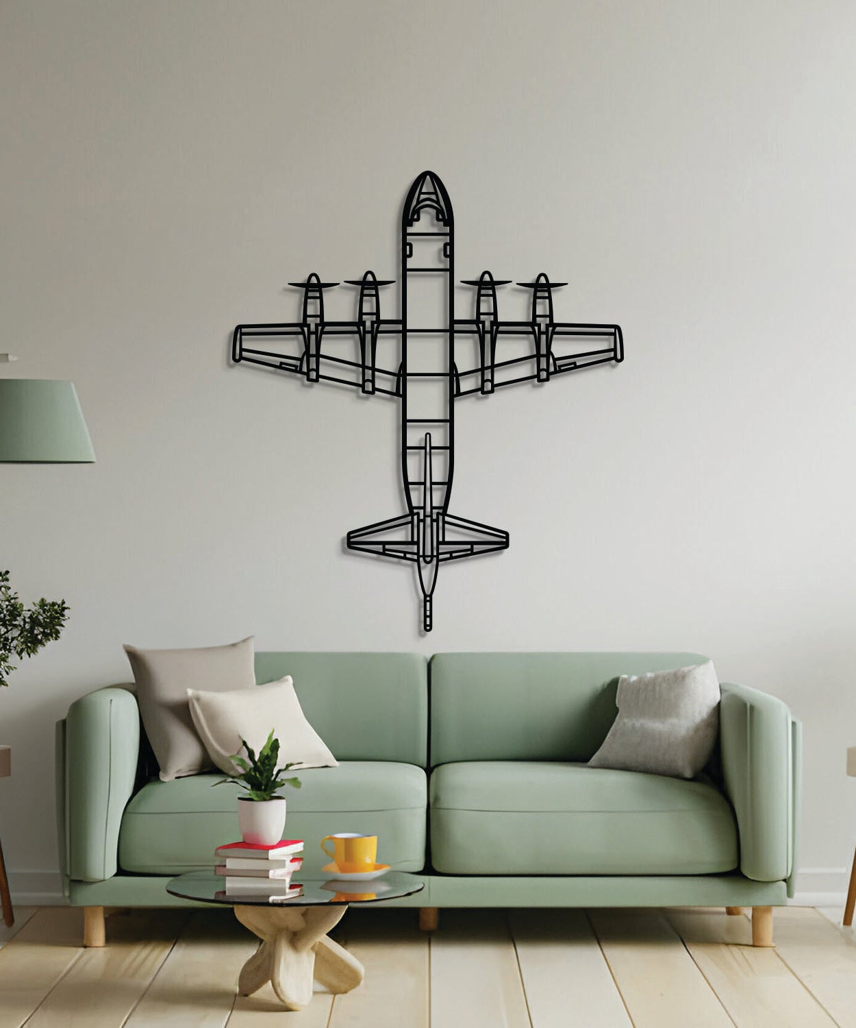 P-3 Orion Top Metalflugzeug Wandkunst - NCP0593