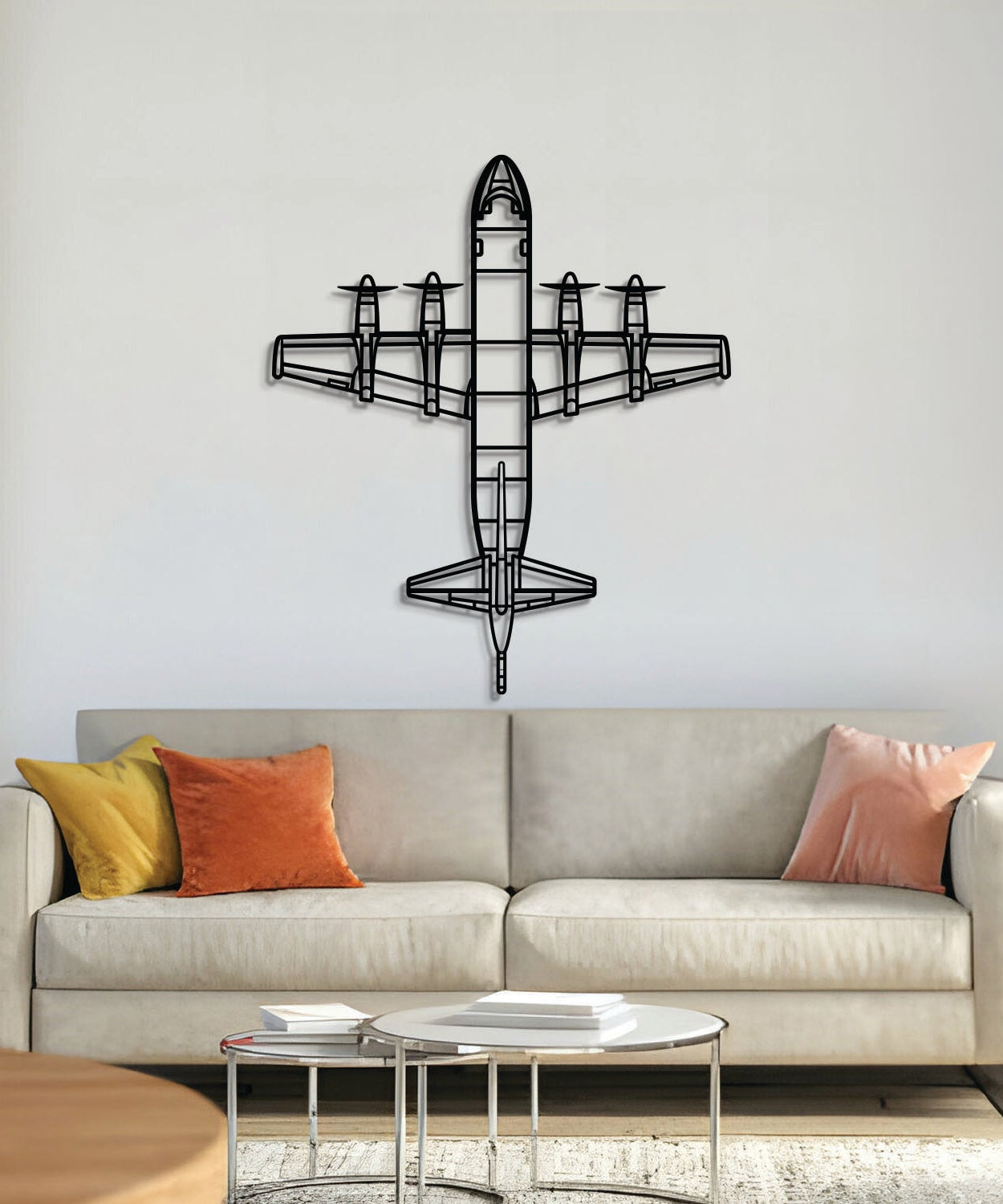 P-3 Orion Top Metalflugzeug Wandkunst - NCP0593