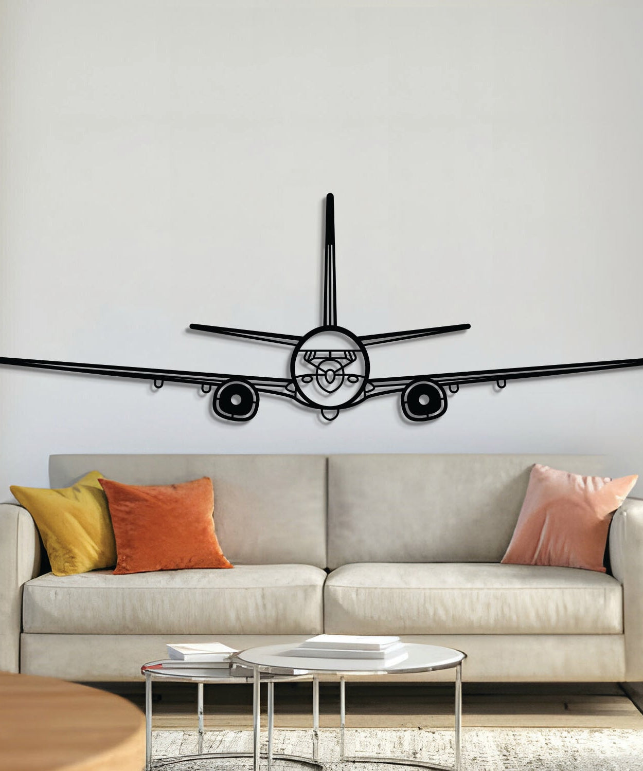 P-8 Poseidon Front Metal Flugzeug Wandkunst - NCP0436